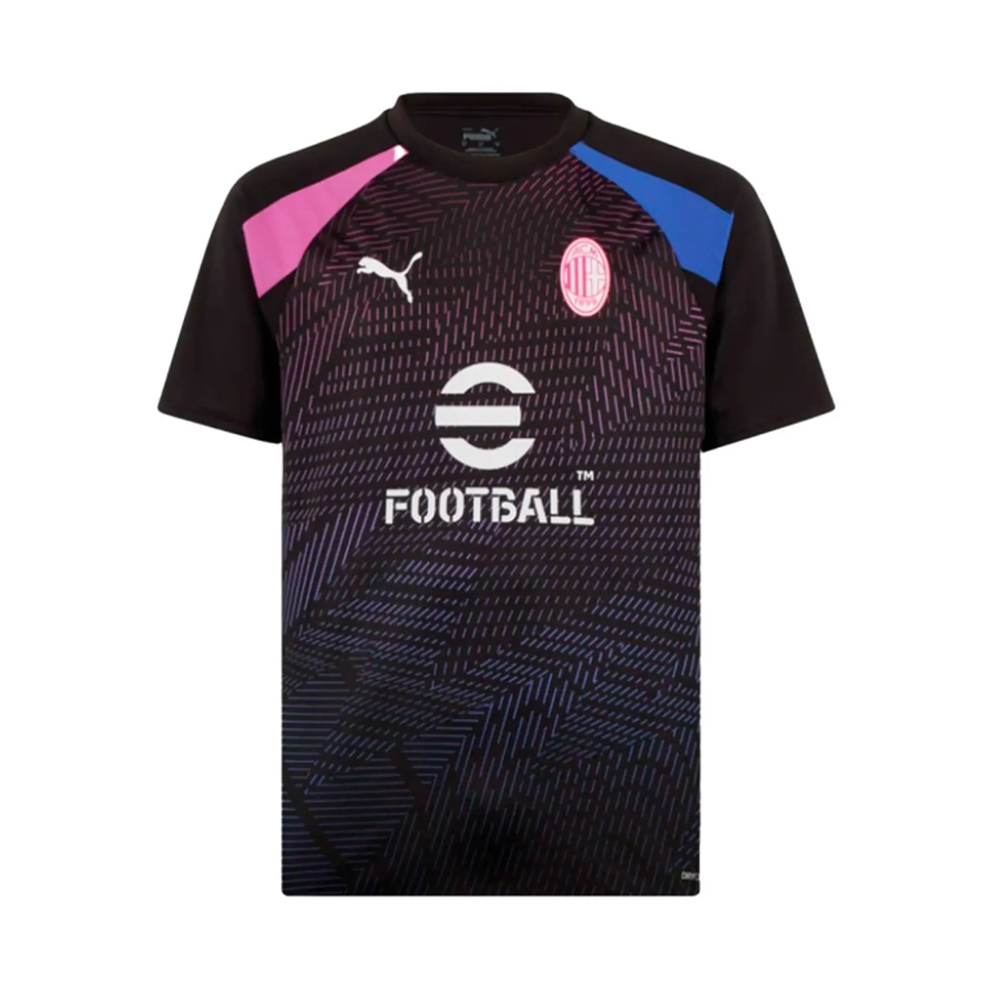 Puma AC Milan Mens SS Pre-Match Home Shirt 2023/24