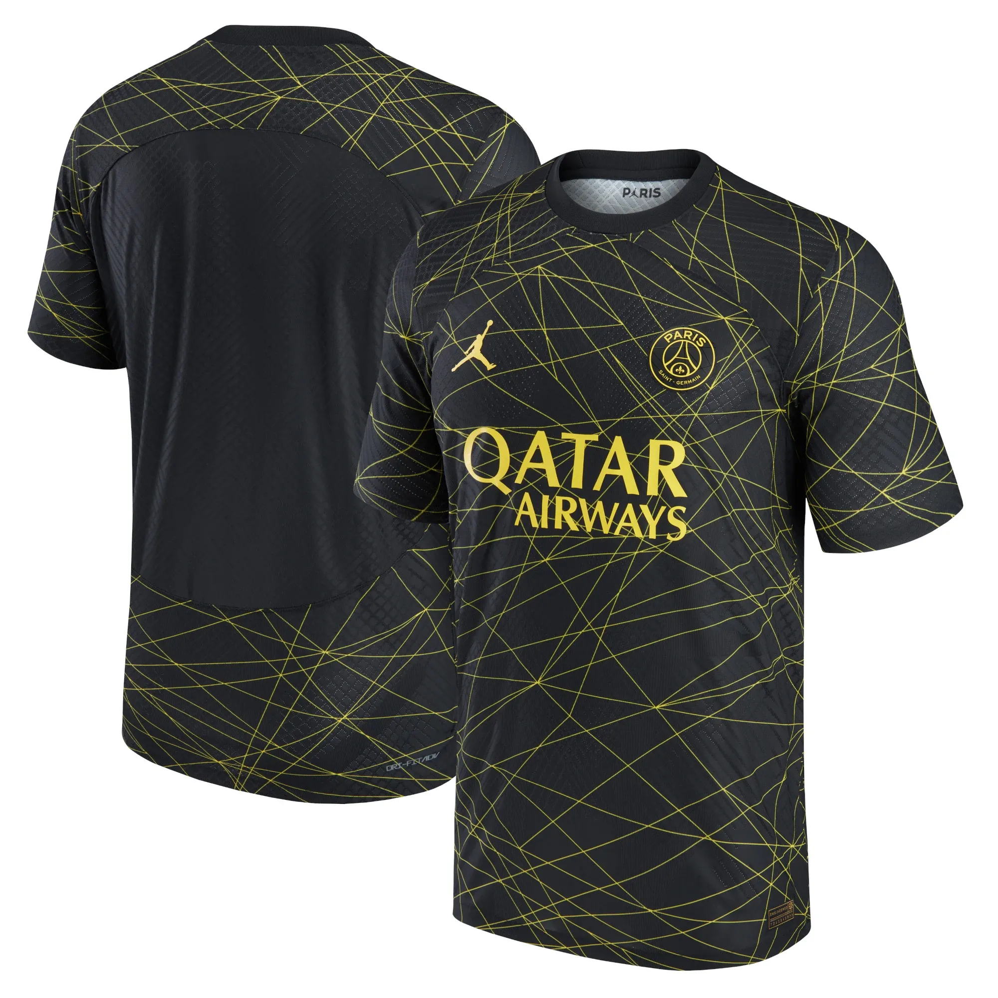 Nike Jordan Paris Saint Germain Mens SS Player Issue Fourth Shirt 2022/23