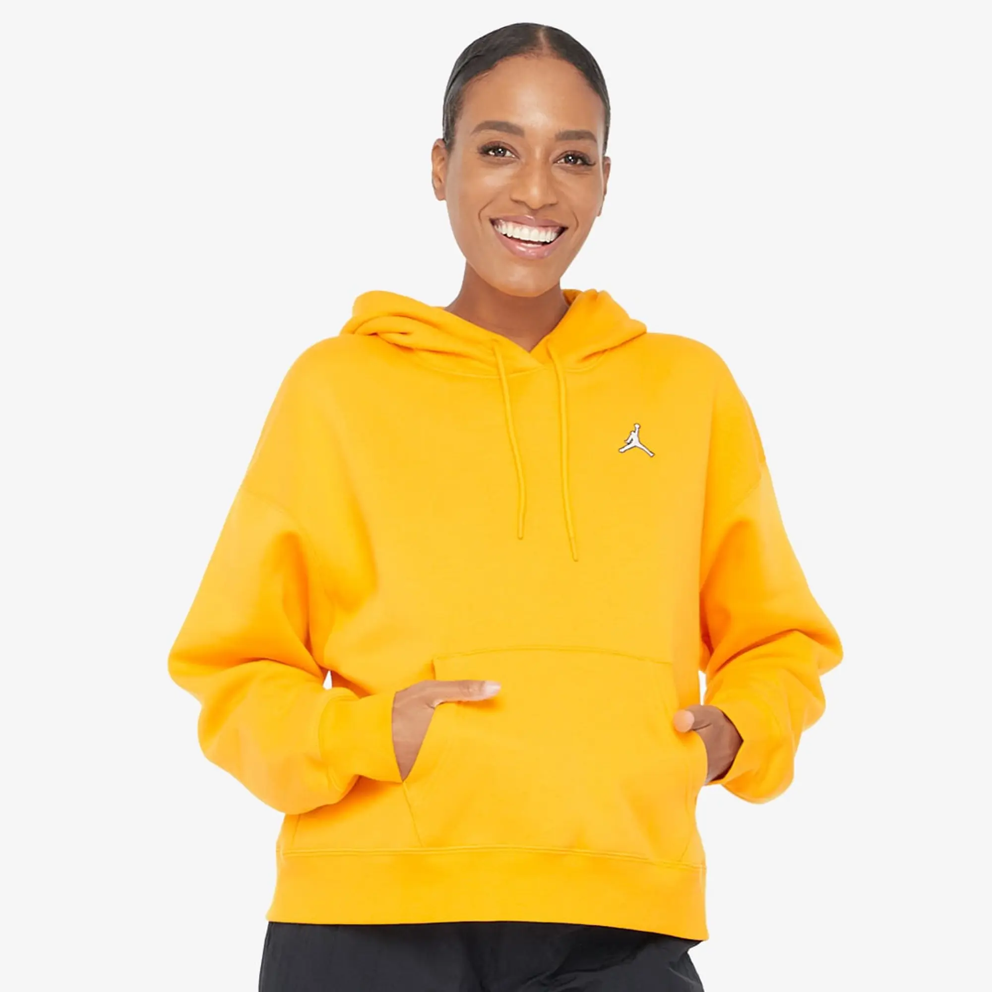 Nike Jordan Jordan Womens Brooklyn Fleece Pullover Hoodie DQ4458 705 FOOTY.COM