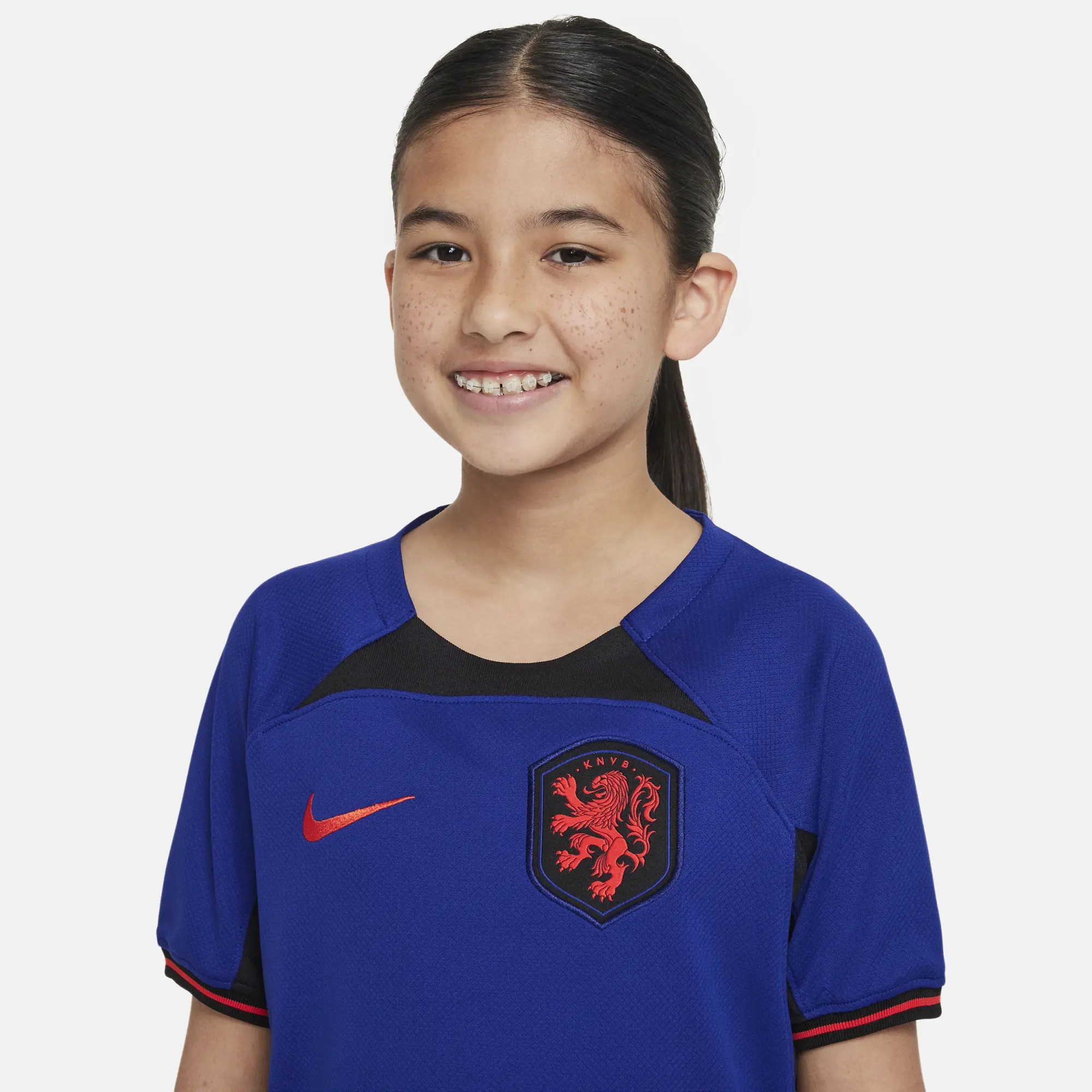 Nike Netherlands Kids SS Away Shirt 2022