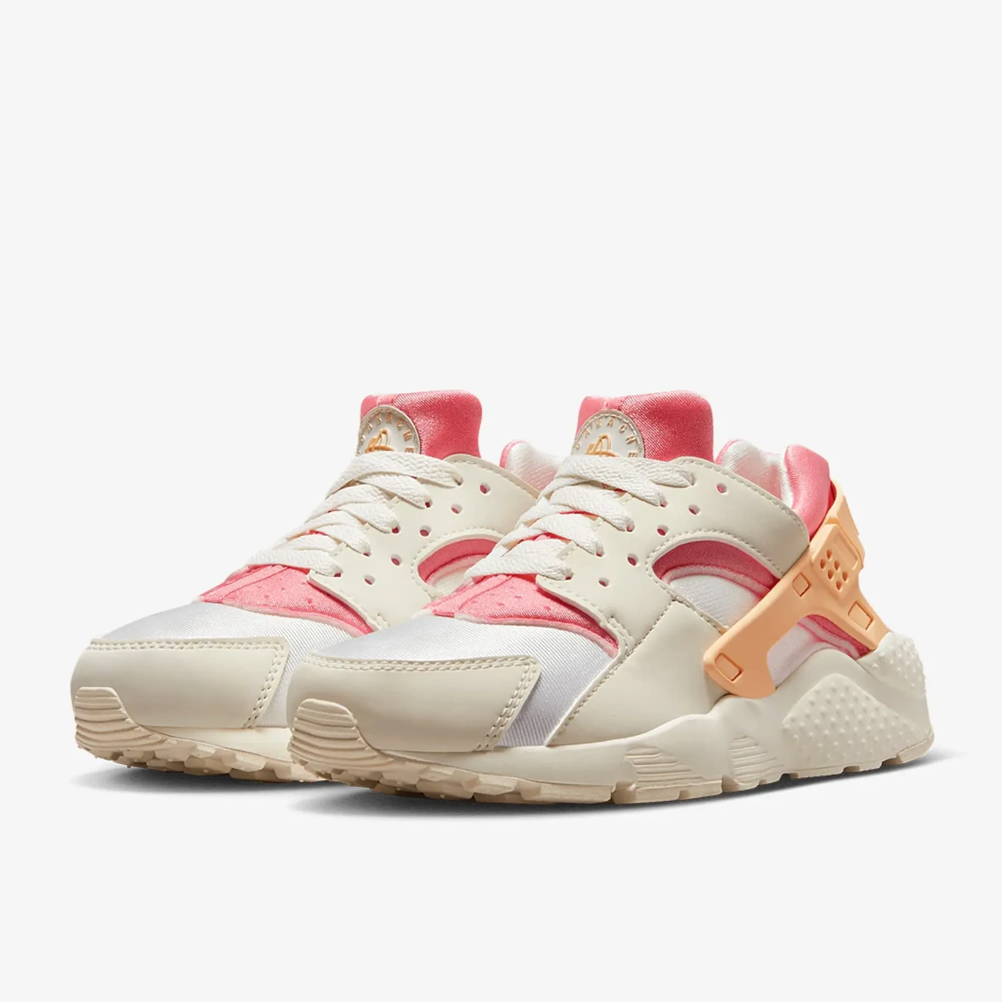 Nike Huarache Run Big Kids' Shoes - White