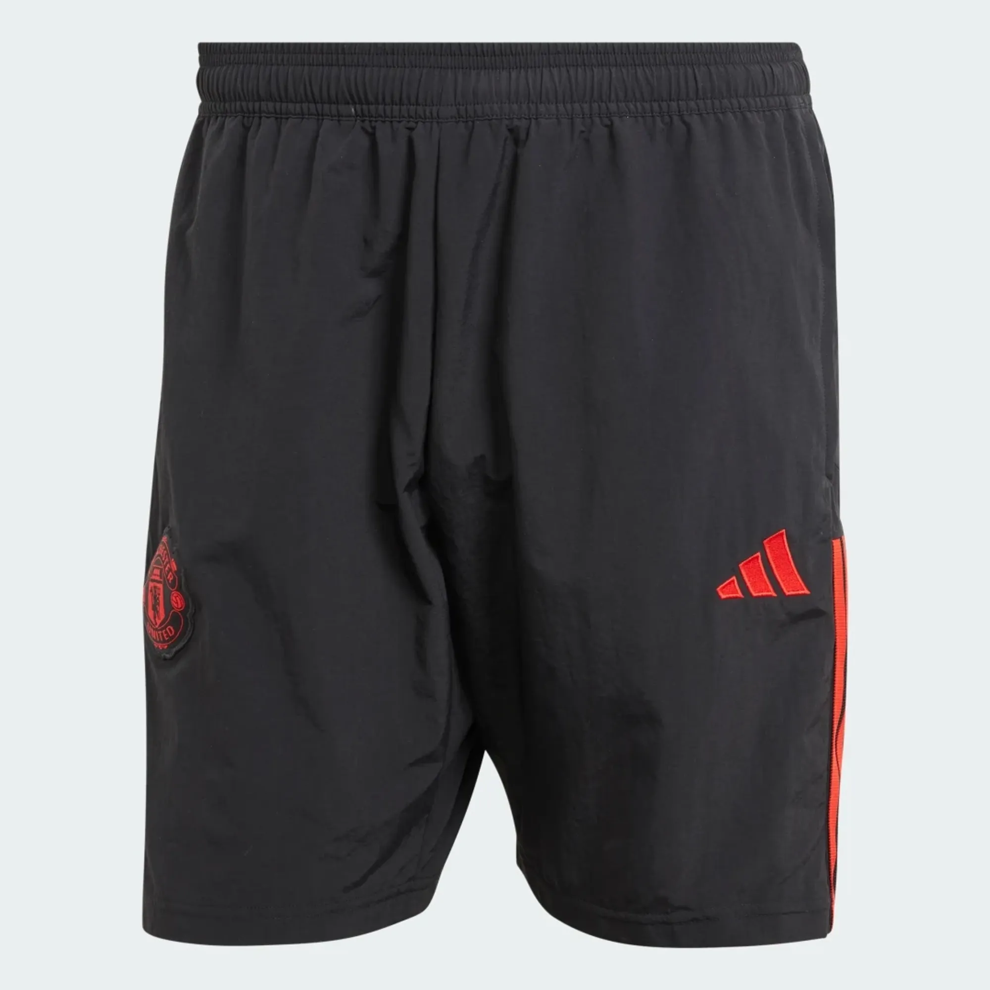Man Utd Downtime Shorts (Black) 2023-2024 Men's Manchester United Made By: Adidas