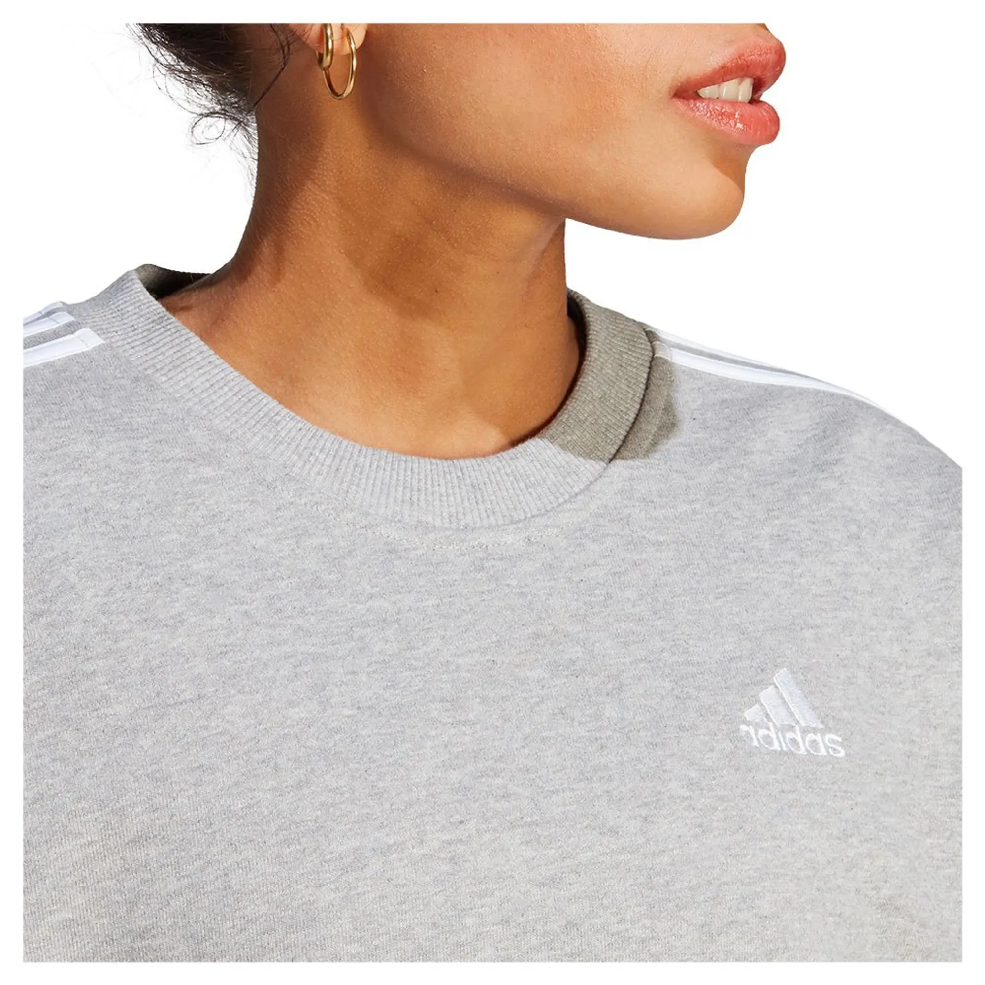 adidas Studio Lounge 3-Stripes Sweatshirt Wome - Pink