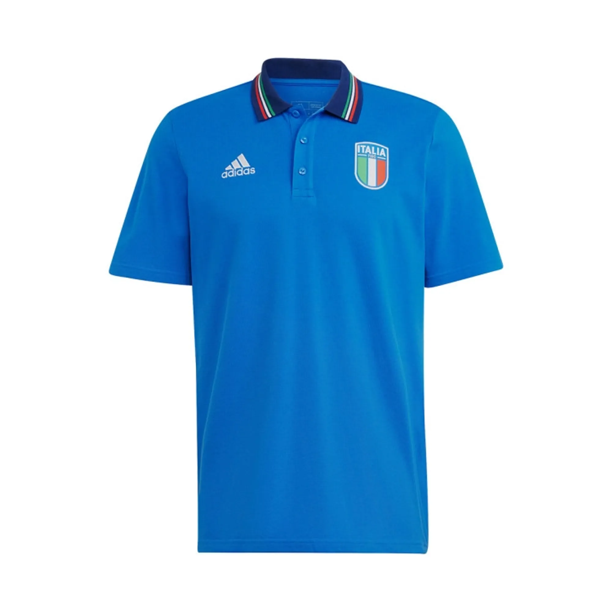 Italy Polo Shirt (Blue) 2023-2024 Men's Made By: Adidas
