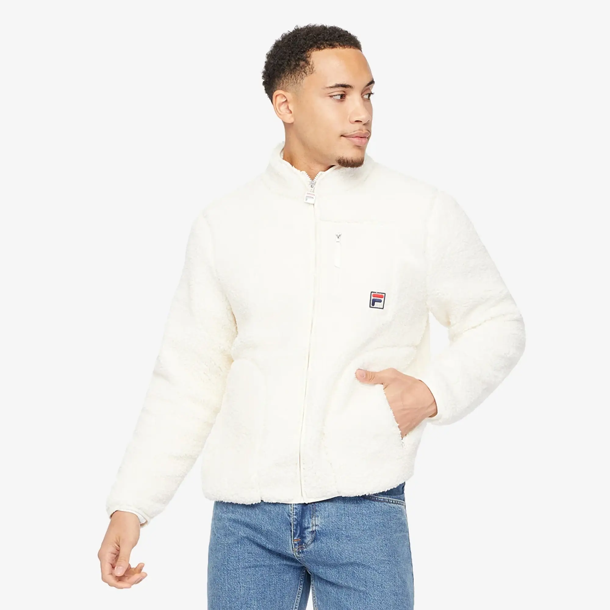 FILA Cormac Tonal Zip Through Fleece Jacket