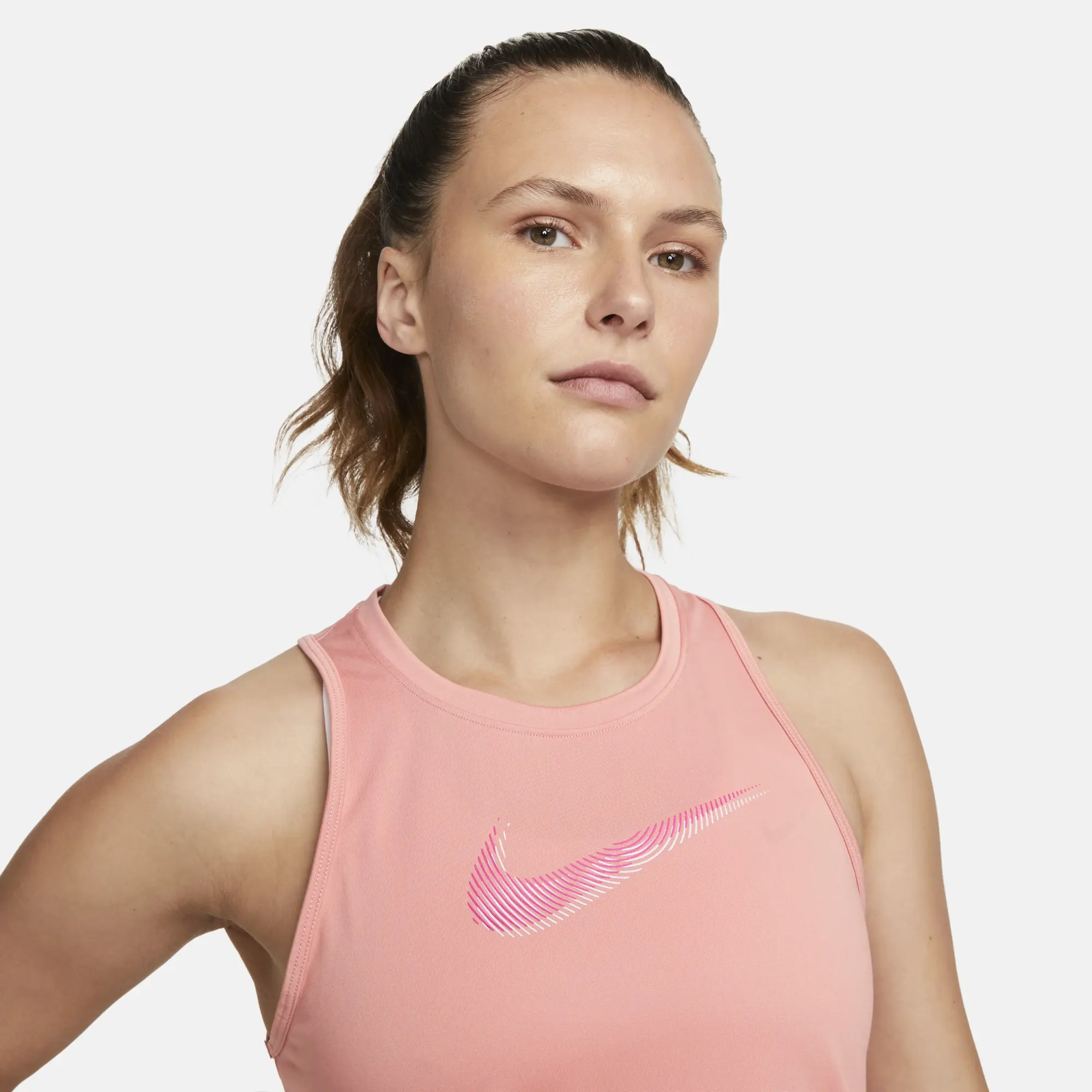 Nike Womens Dri FIT Swoosh Vest Top