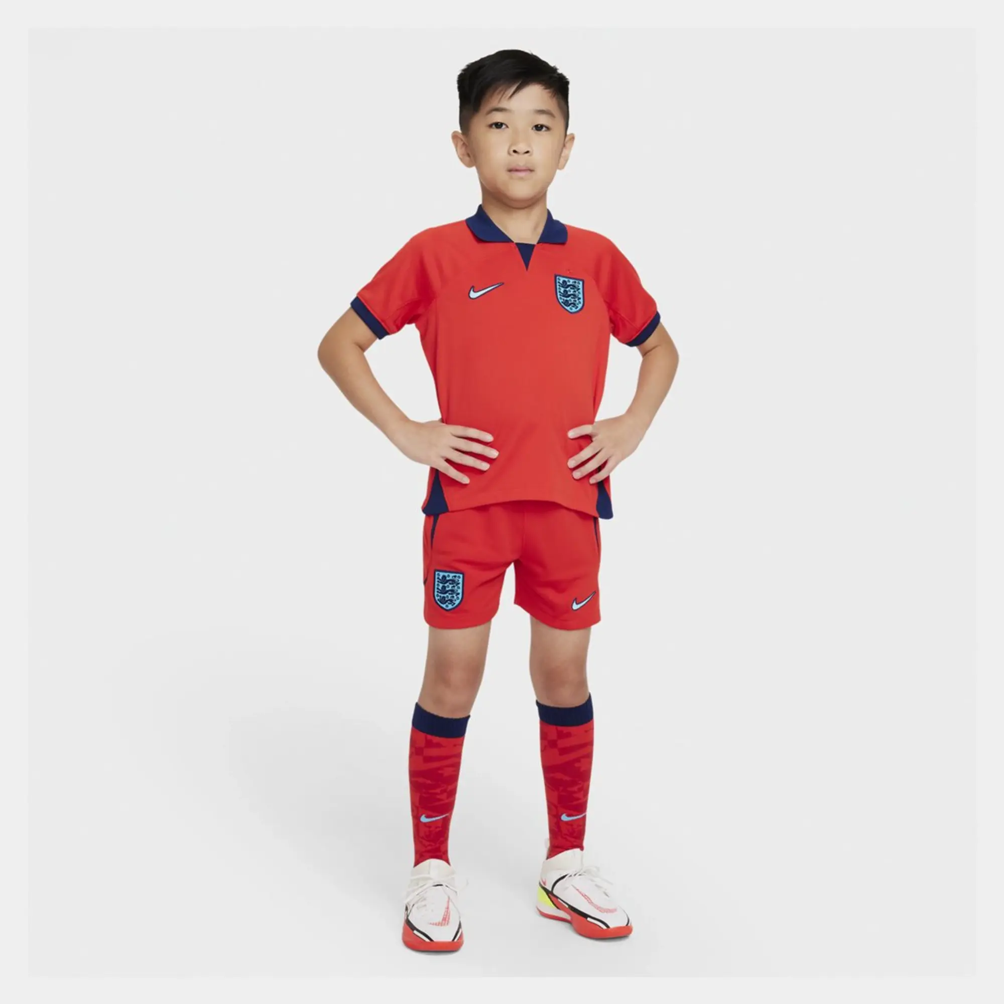 Nike England Kids SS Away Mini Kit 2022