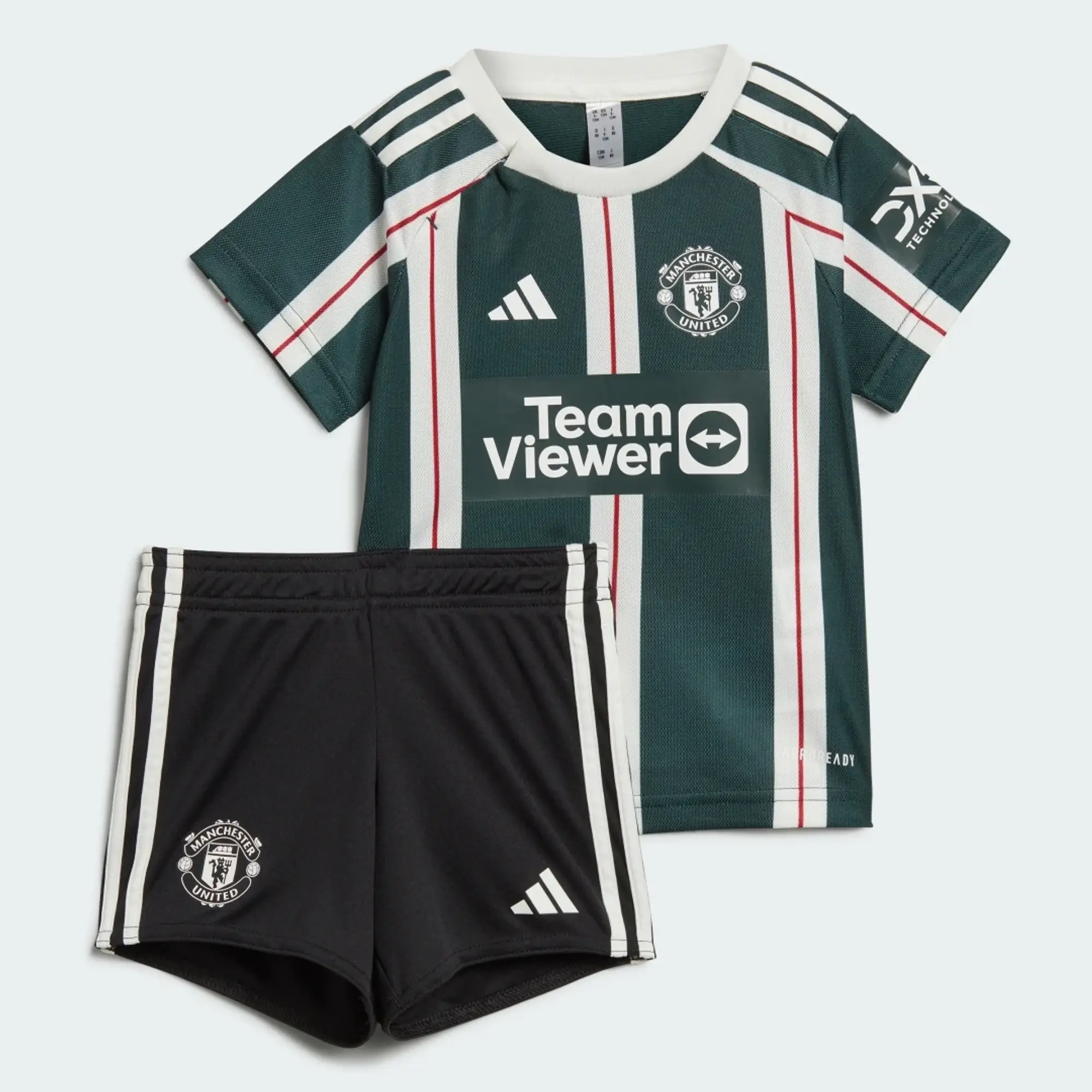 adidas Manchester United Baby SS Away Mini Kit 2023/24