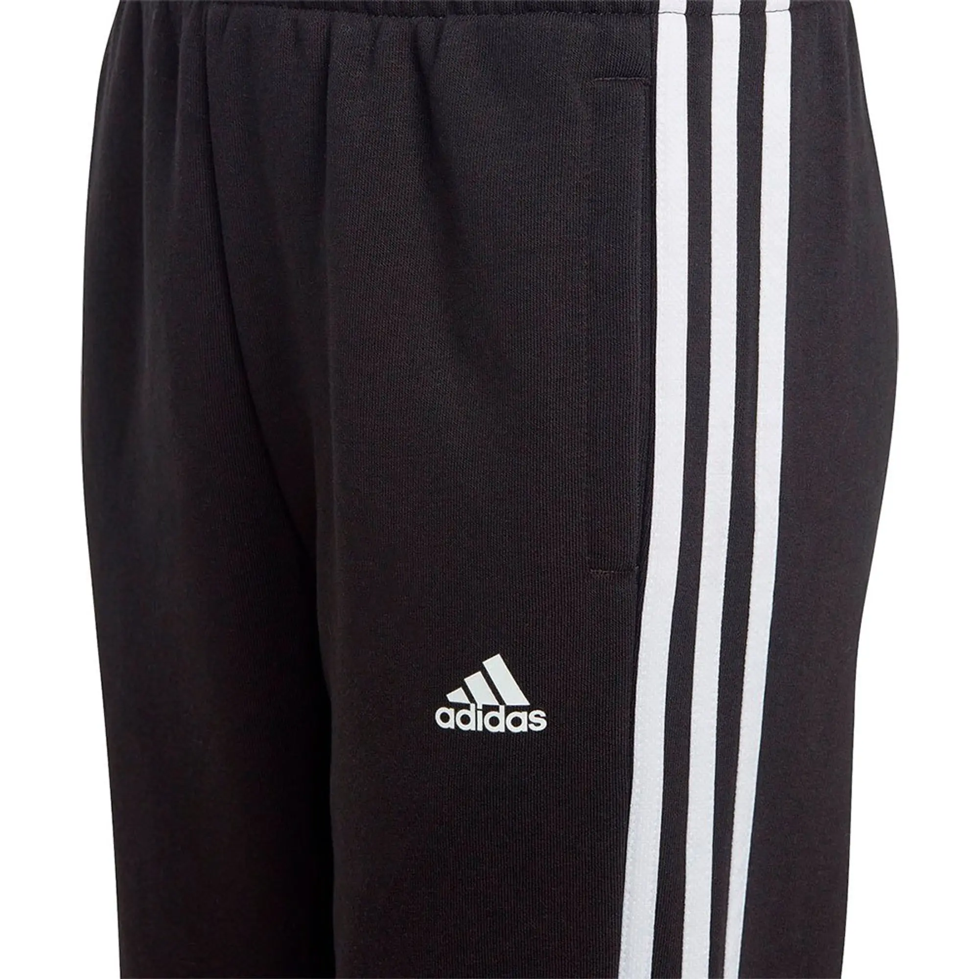 adidas  Essentials 3-Stripes Fleece Joggers  boys's Children's Sportswear in Grey