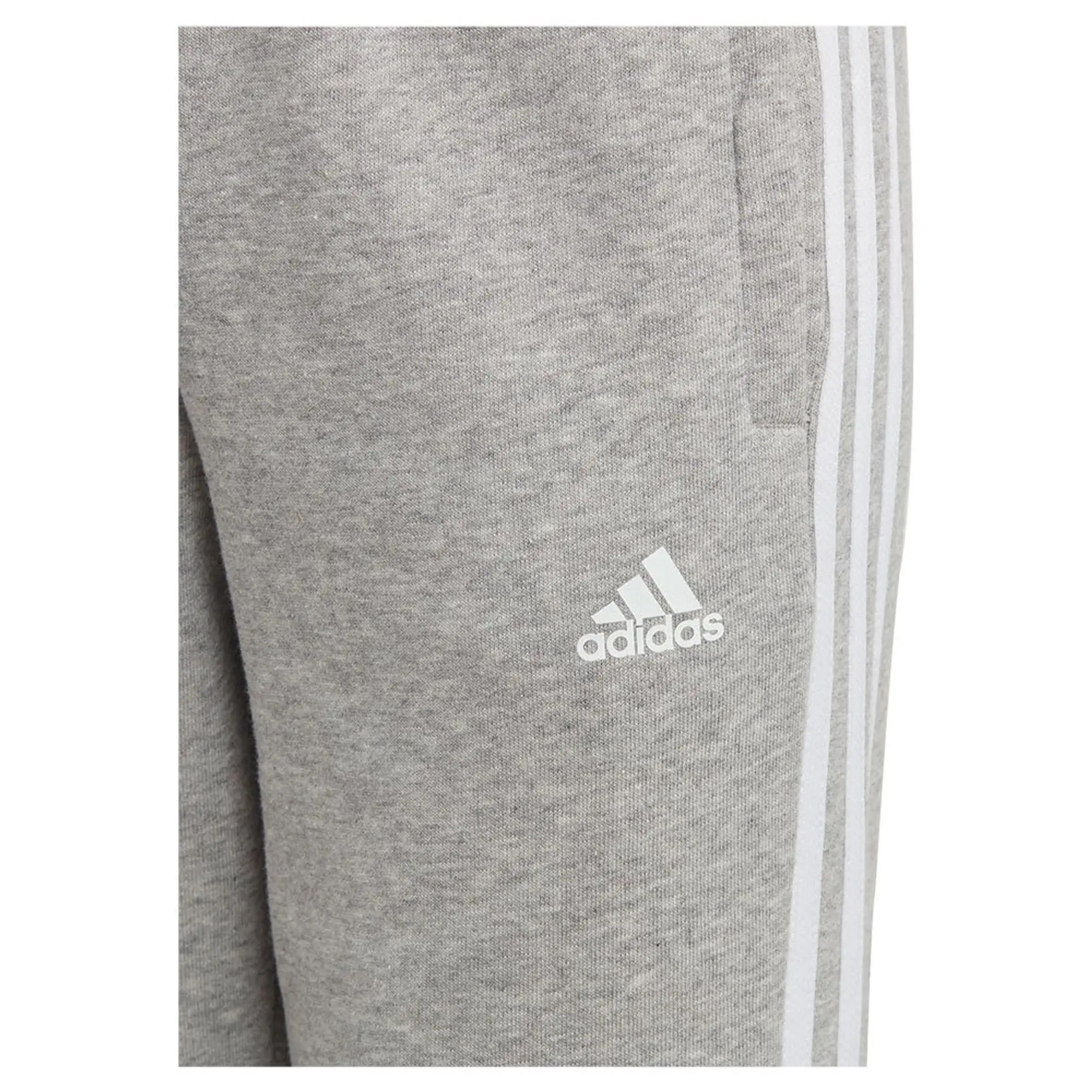 adidas  Essentials 3-Stripes Fleece Joggers  boys's Children's Sportswear in Grey