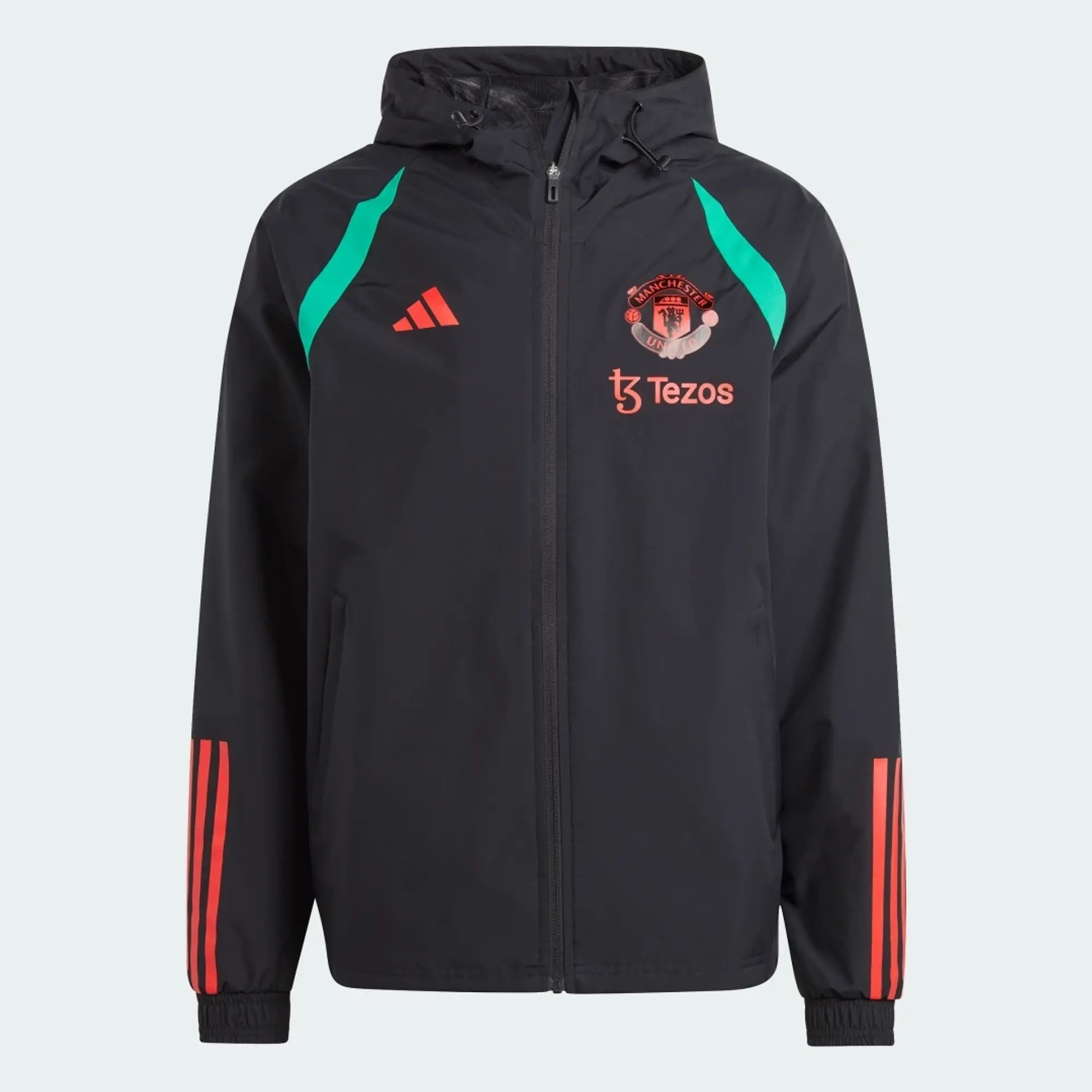 Manchester United adidas Training All-Weather Jacket - Black