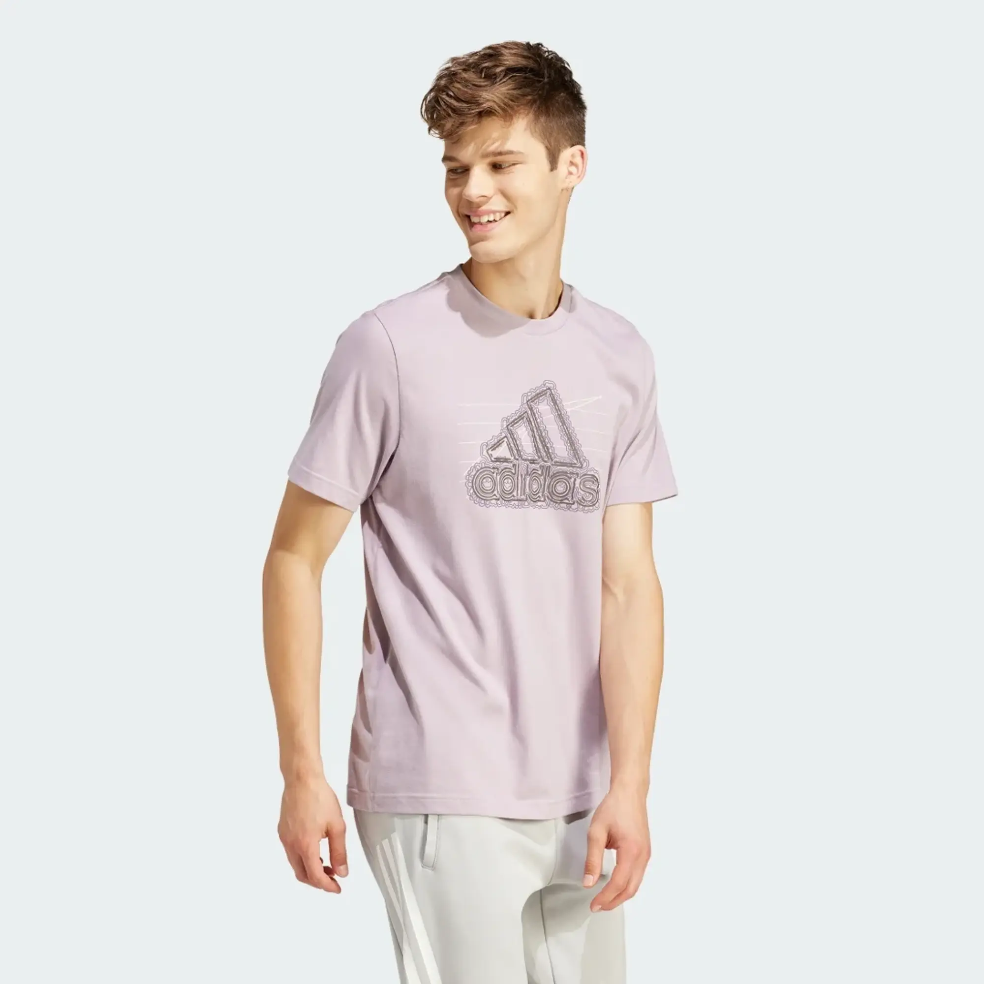adidas Men Growth Badge Graphic Tee