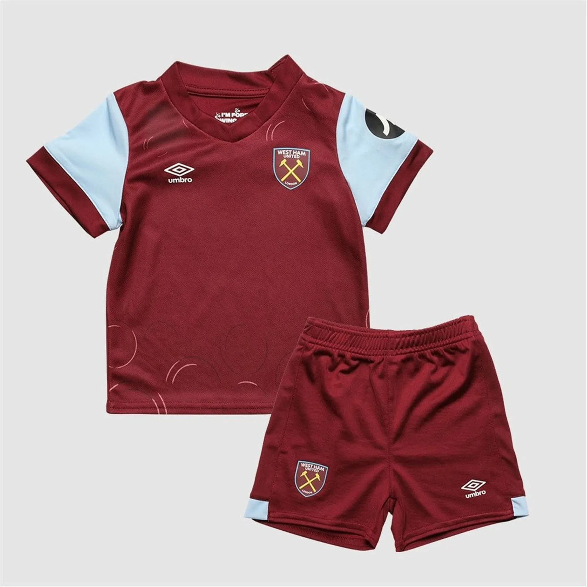Umbro West Ham United Mens SS Home Mini Kit 2023/24