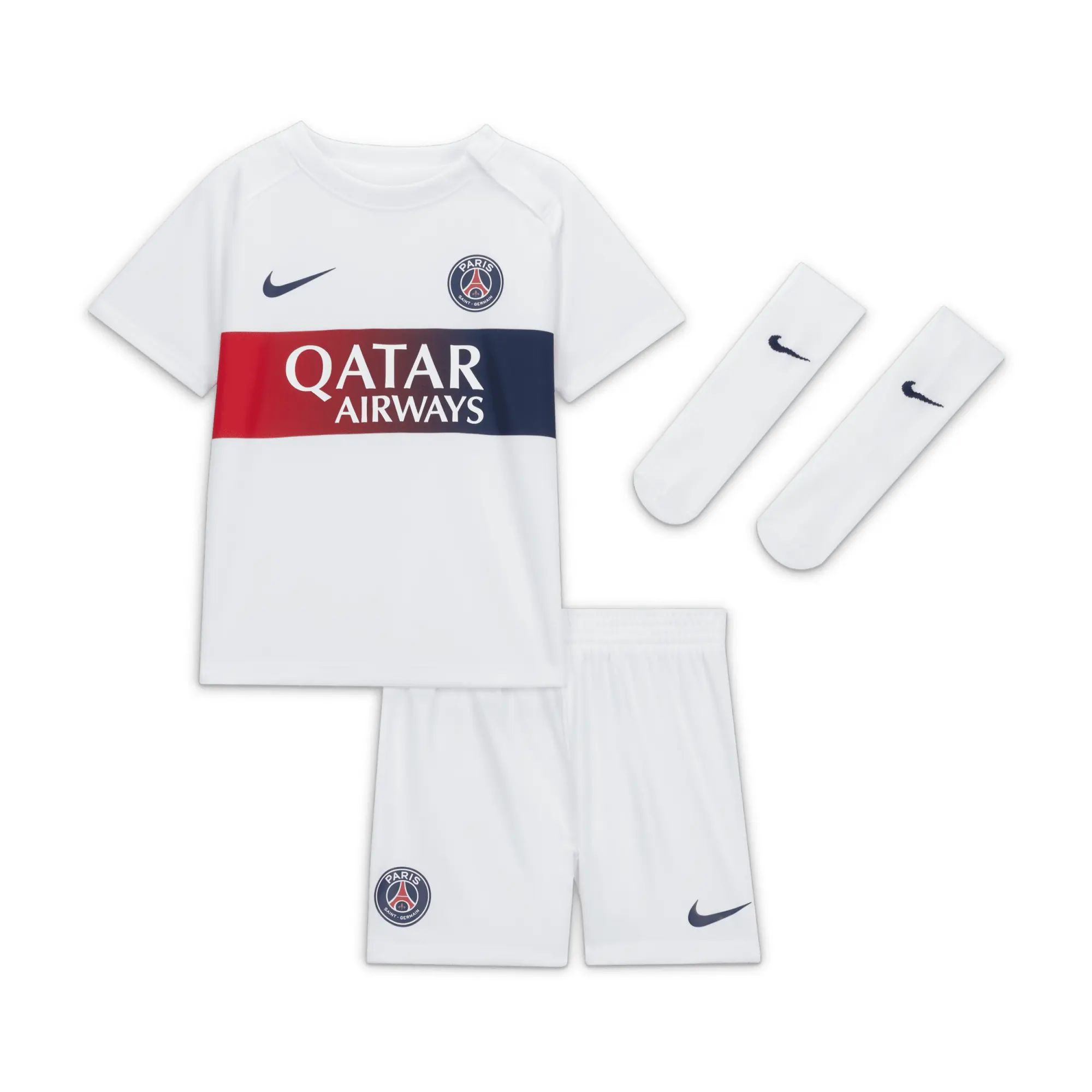 Nike Paris Saint Germain Baby SS Away Mini Kit 2023/24