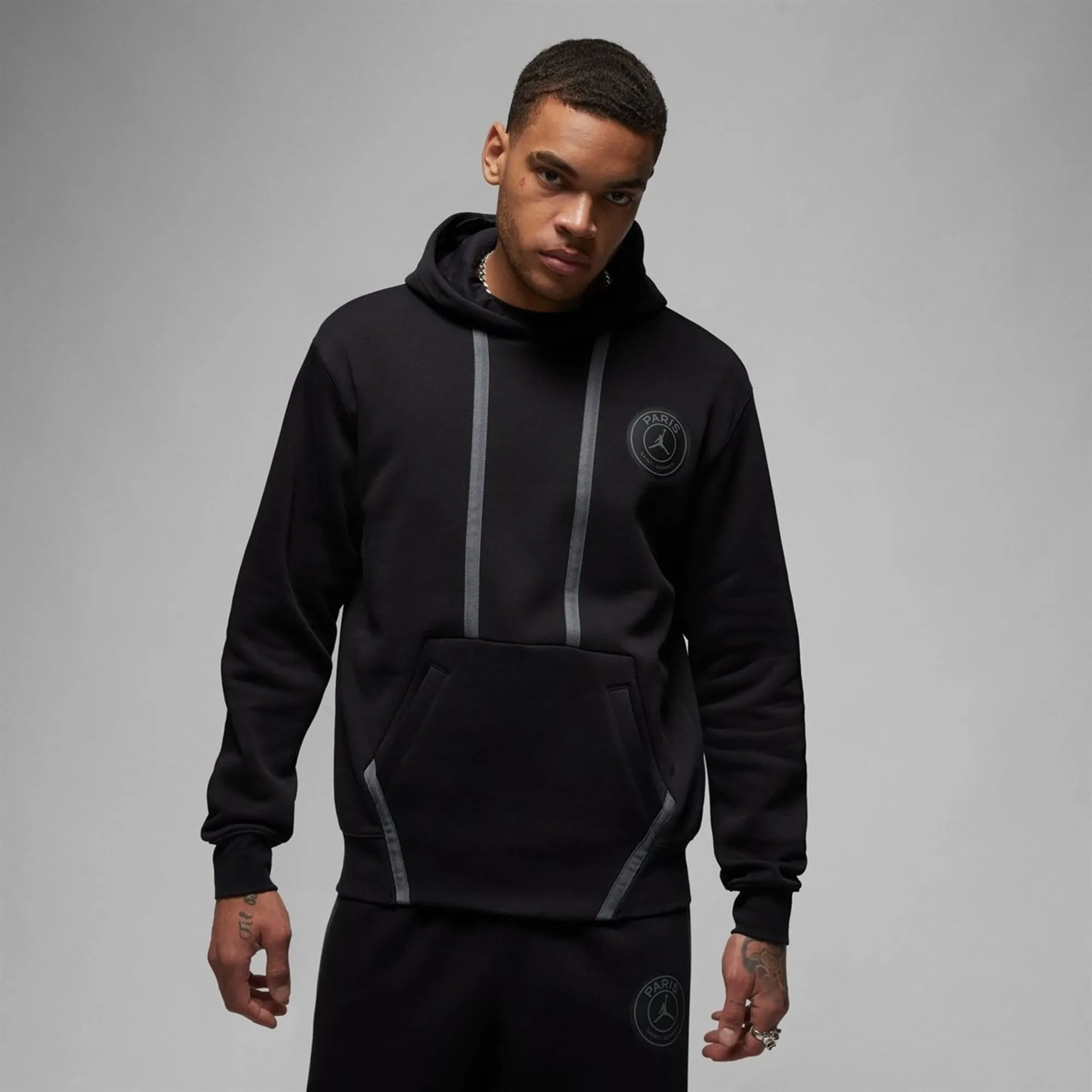 Nike - PSG Black Club Fleece Hoodie Official 2023 / 24