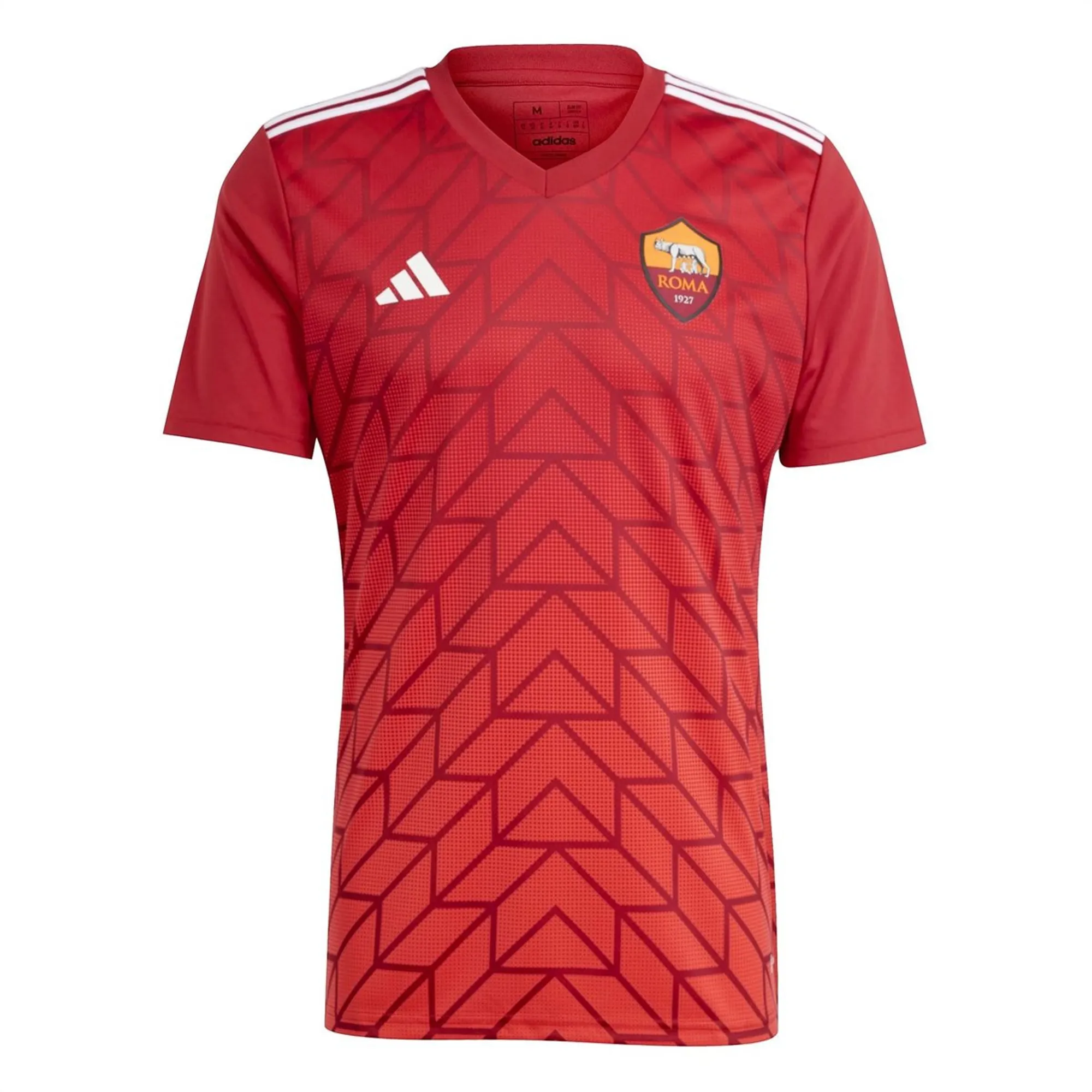 adidas Roma Mens SS Pre-Match Home Shirt 2023/24