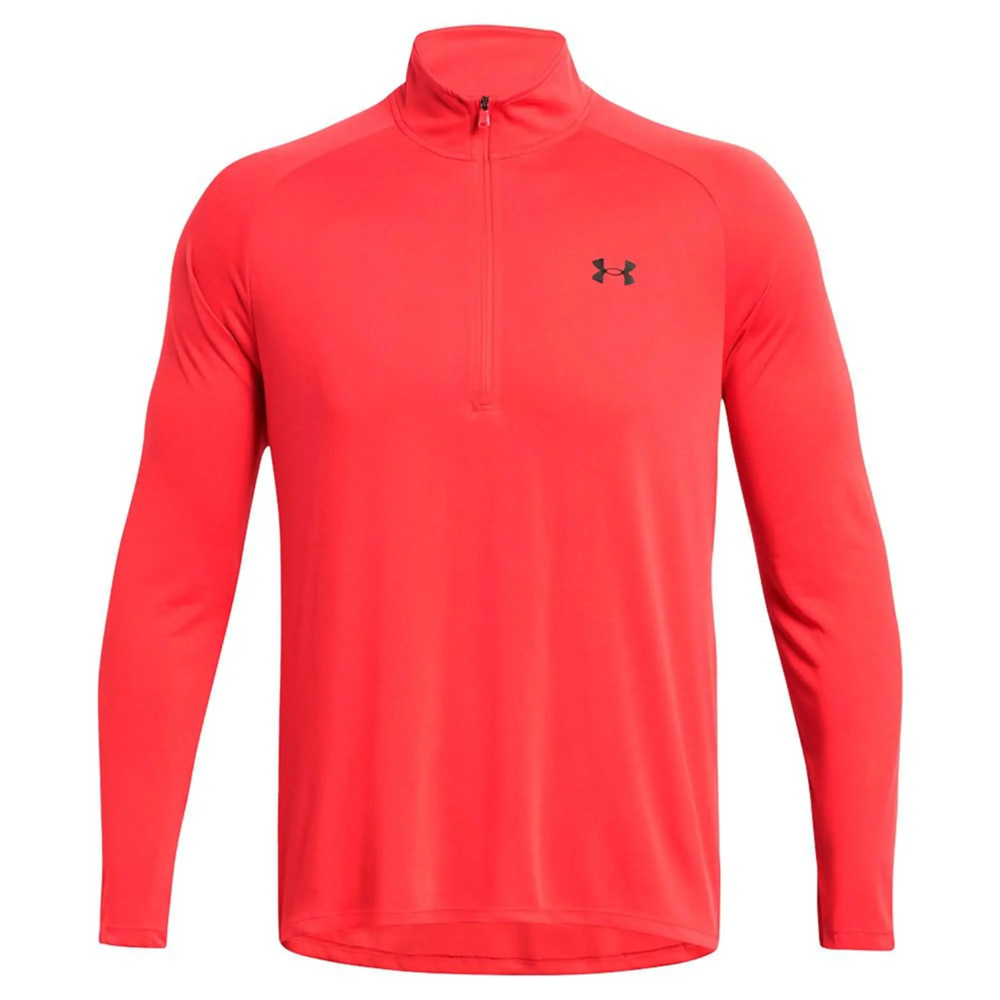 Under Armour Tech™ 2.0 Half Zip Long Sleeve T-shirt  - Orange