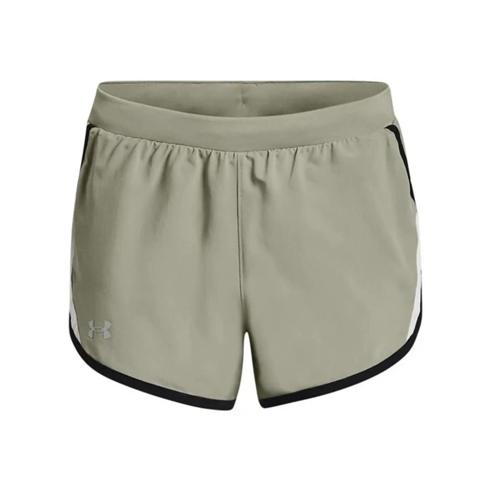Women's  Under Armour  Fly-By 2.0 Shorts Grove Green / Black / Reflective XS