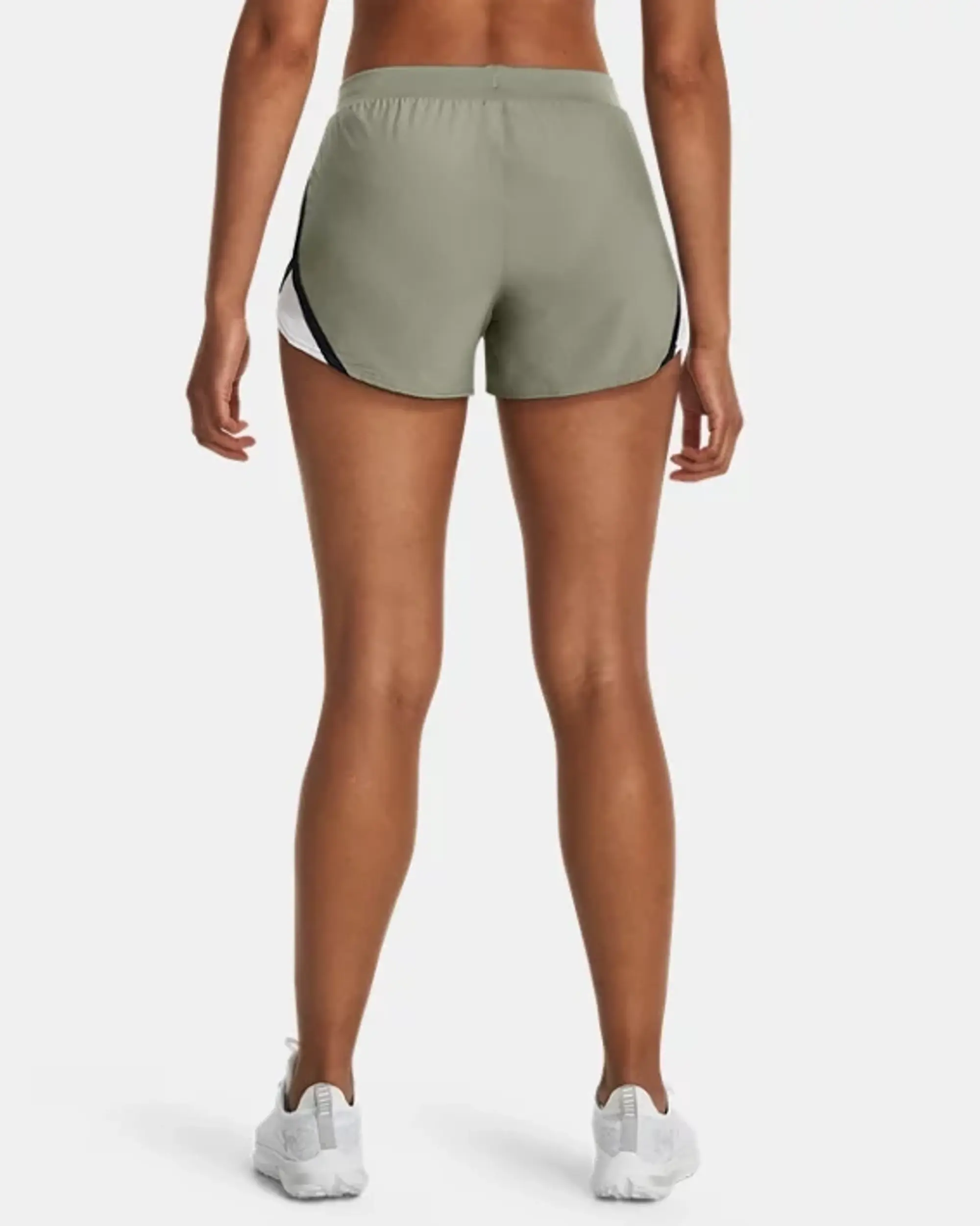Women's  Under Armour  Fly-By 2.0 Shorts Grove Green / Black / Reflective XS