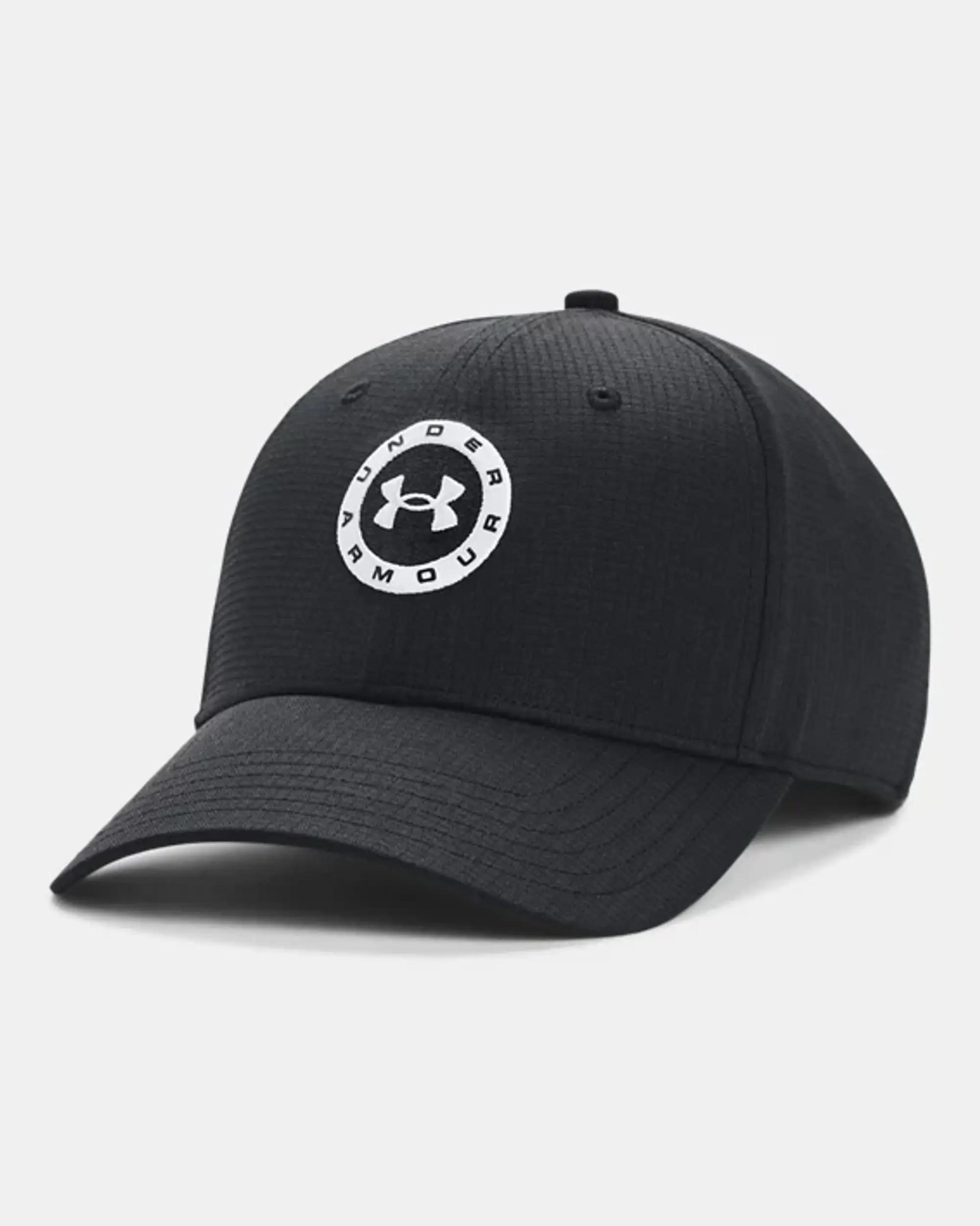 Men's  Under Armour  Jordan Spieth Tour Adjustable Hat Black / White / White OSFM