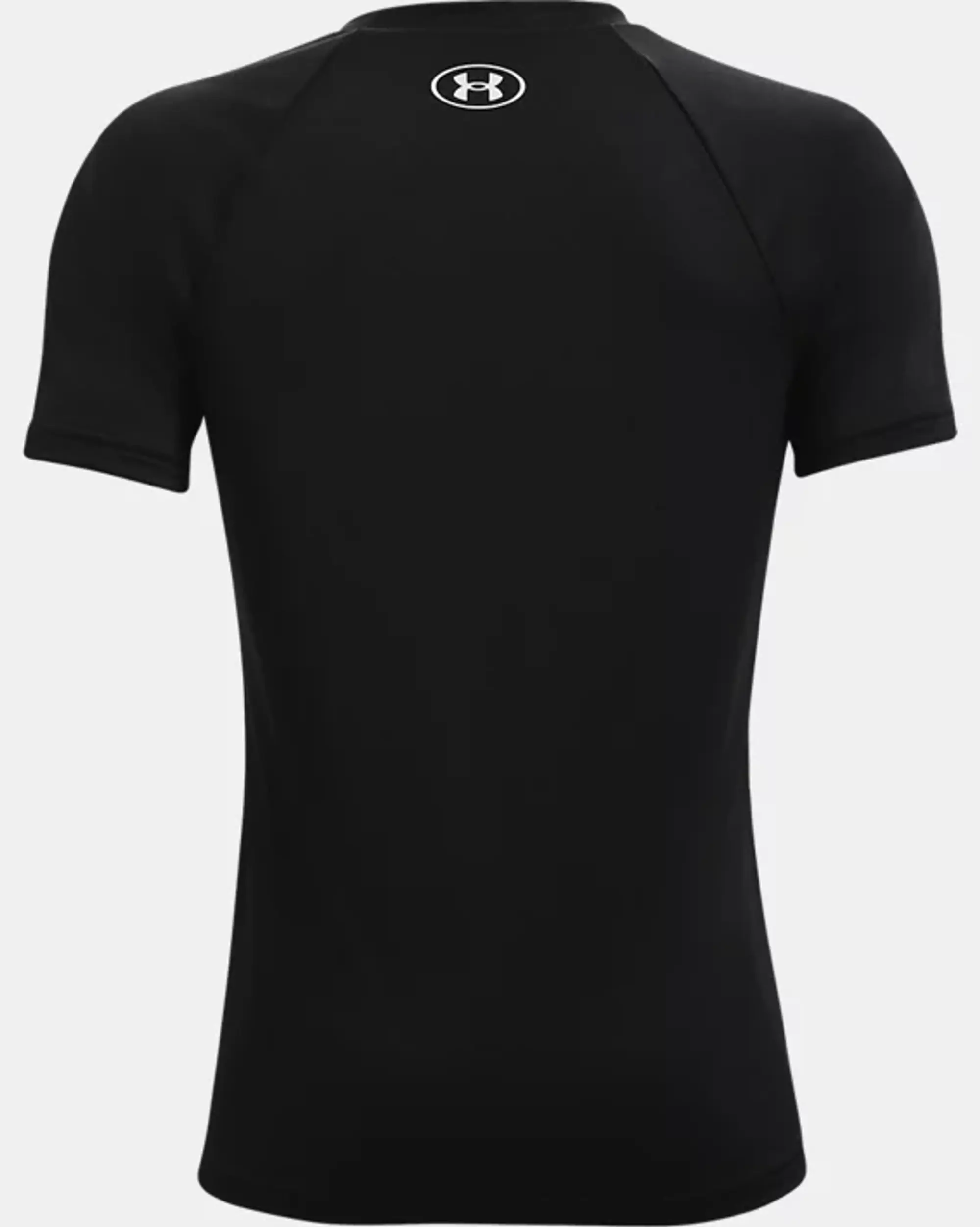 Under Armour Tech Big Logo T-Shirt Boys - Black, White