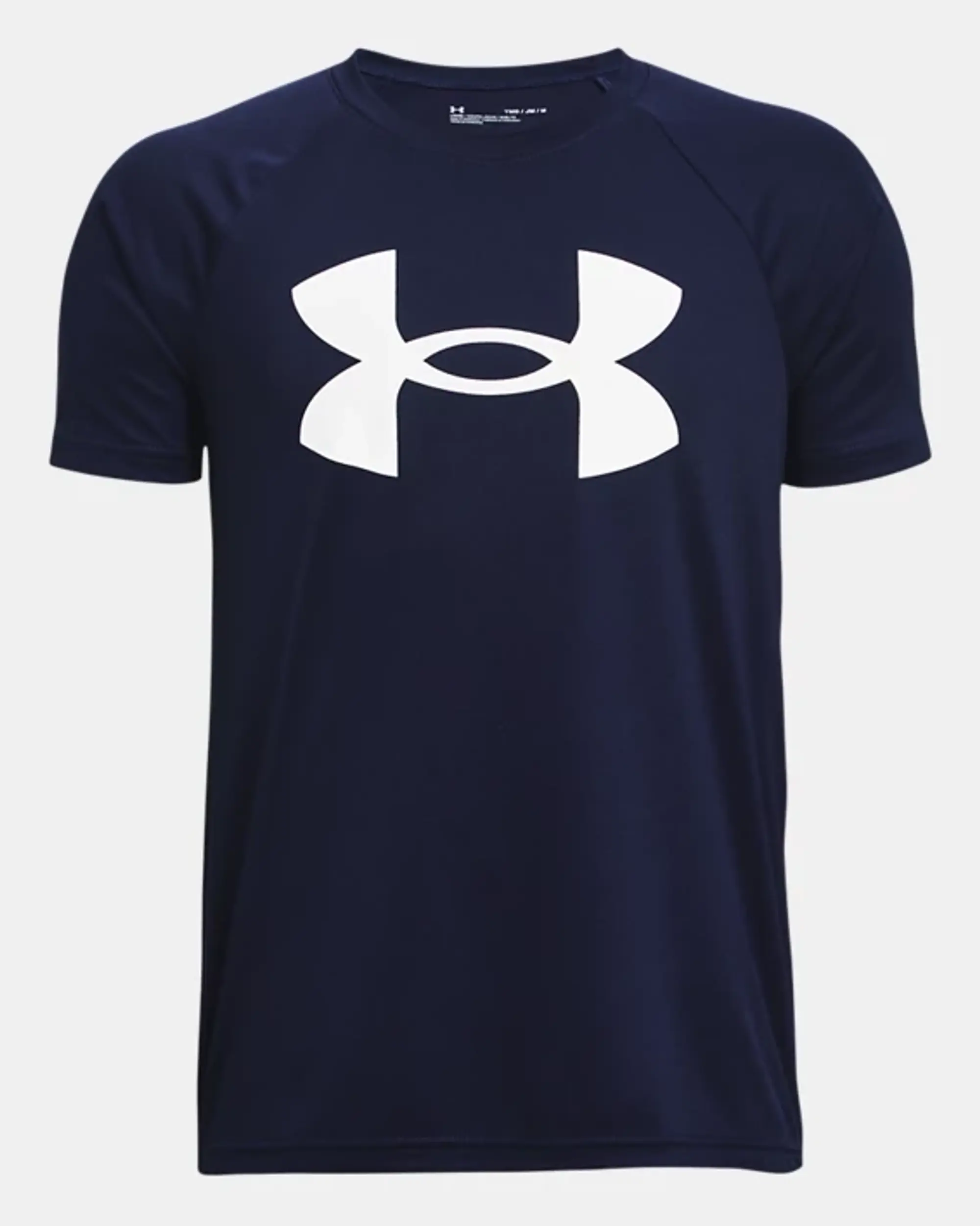 Boys'  Under Armour  Tech™ Big Logo Short Sleeve Midnight Navy / White YXL (63 - 67 in)