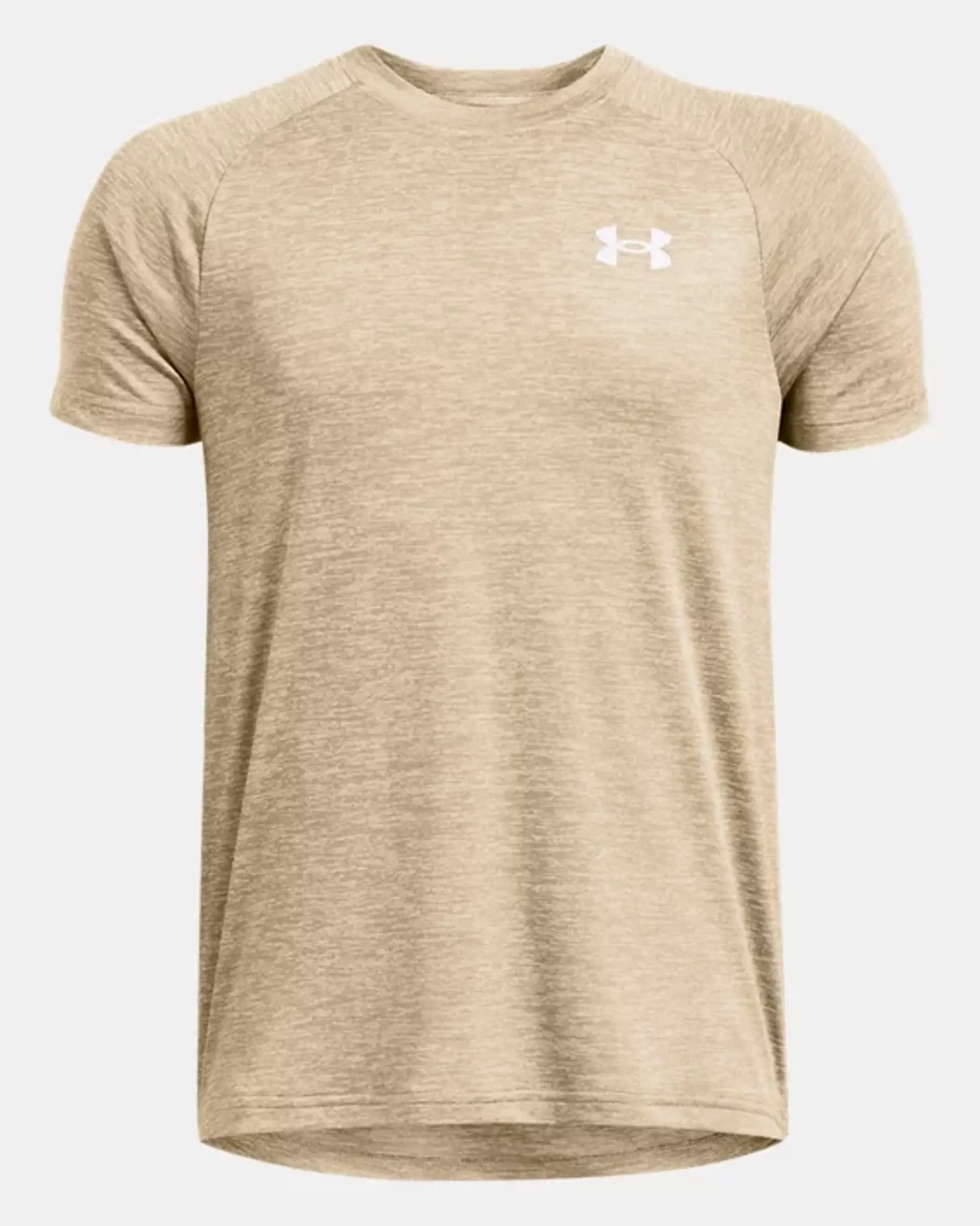 Boys'  Under Armour  Tech™ 2.0 Short Sleeve City Khaki / White YXS (48 - 50 in)
