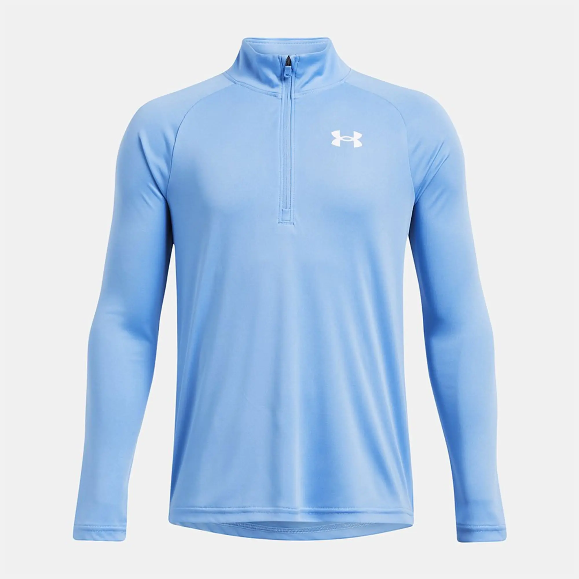 Under Armour Junior Tech 2.0 Half Zip T-Shirt - Blue - Size S/B - Blue