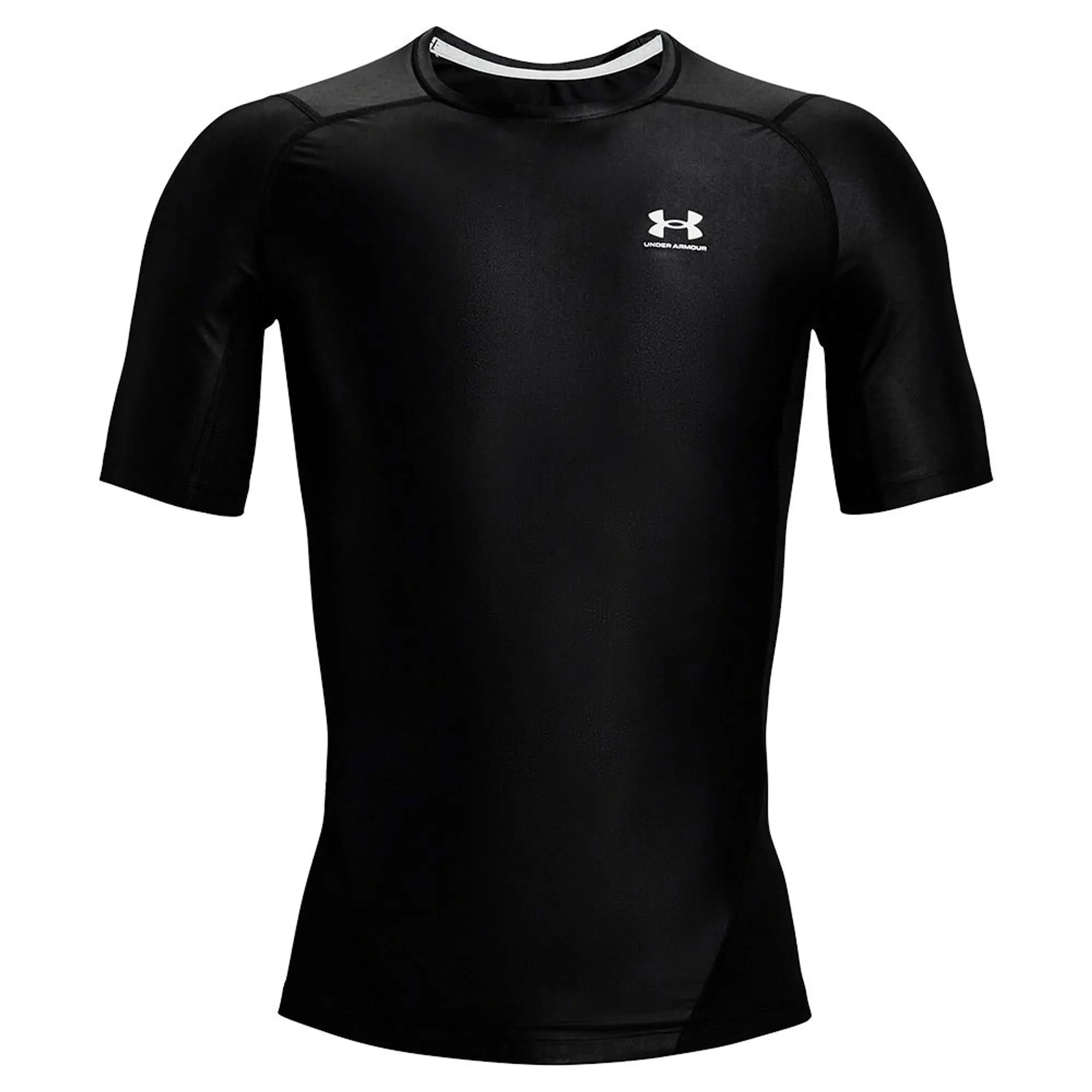 Men's  Under Armour  Iso-Chill Compression Short Sleeve Black / White XXL