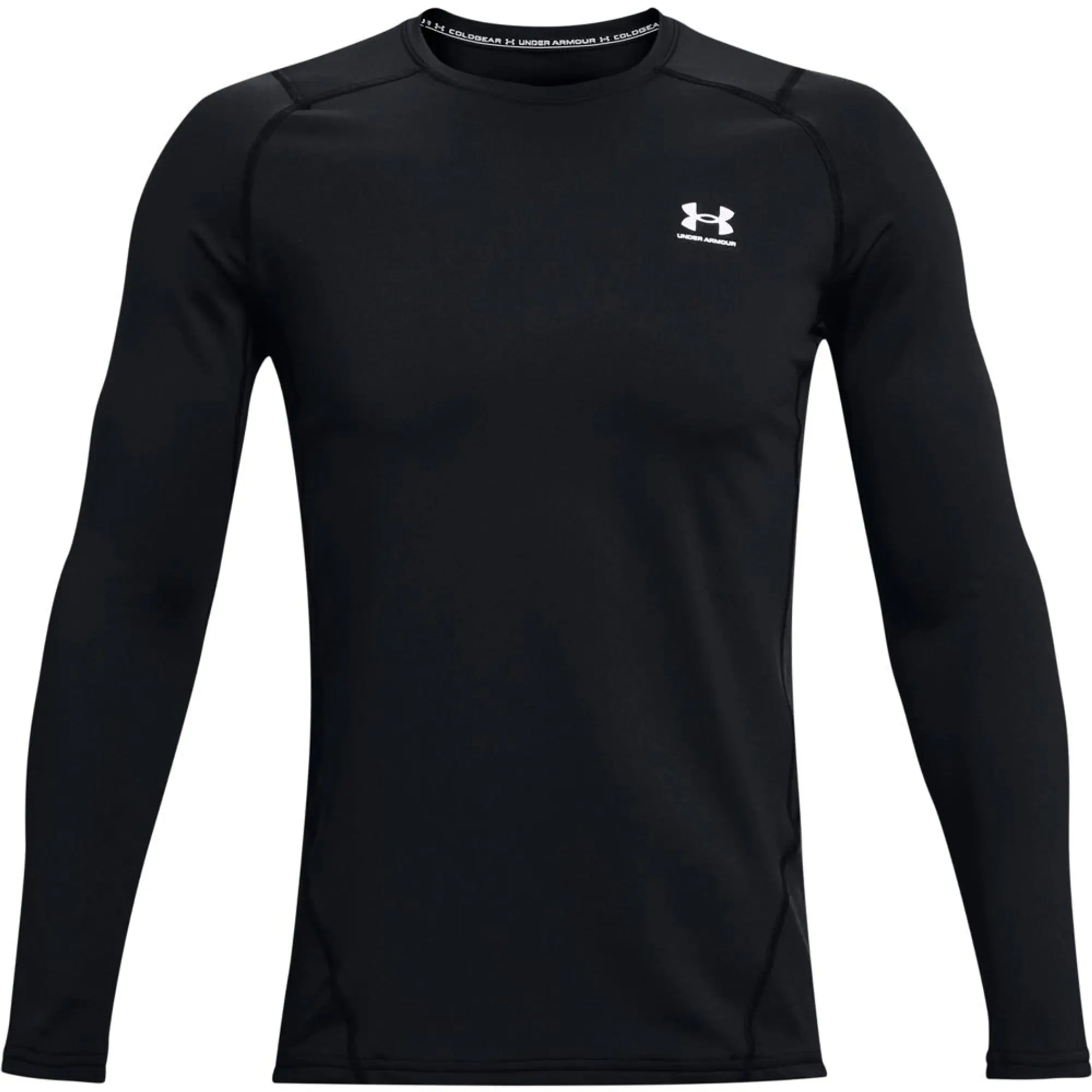 Under Armour Men's ColdGear® Fitted Crew Black / White XXL