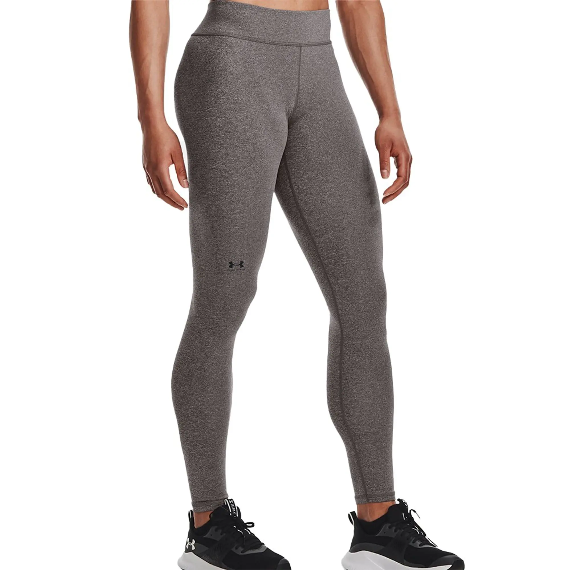 Under Armour Women's ColdGear® Leggings Charcoal Light Heather / Black XS
