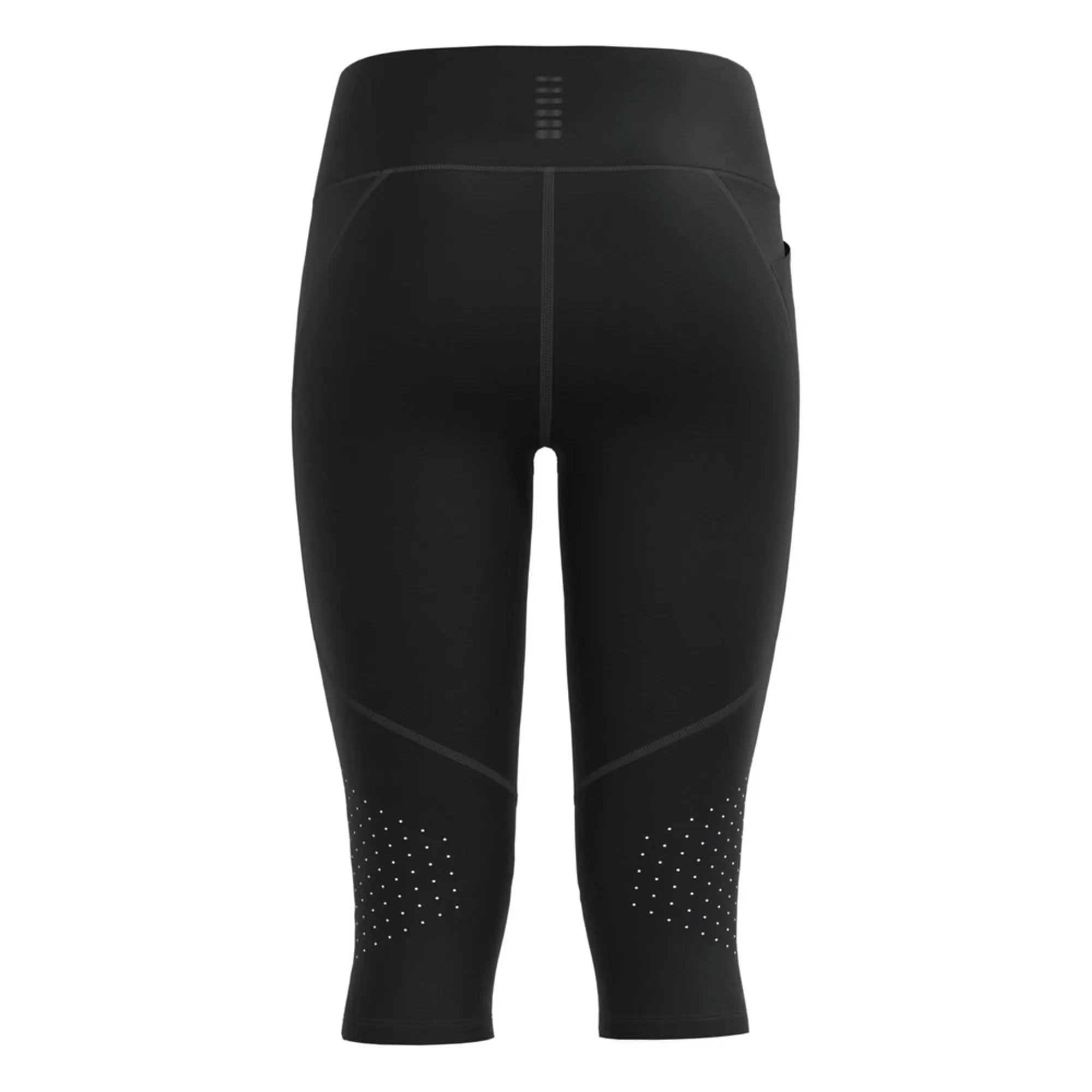Women's  Under Armour  Launch Capris Black / Black / Reflective XL