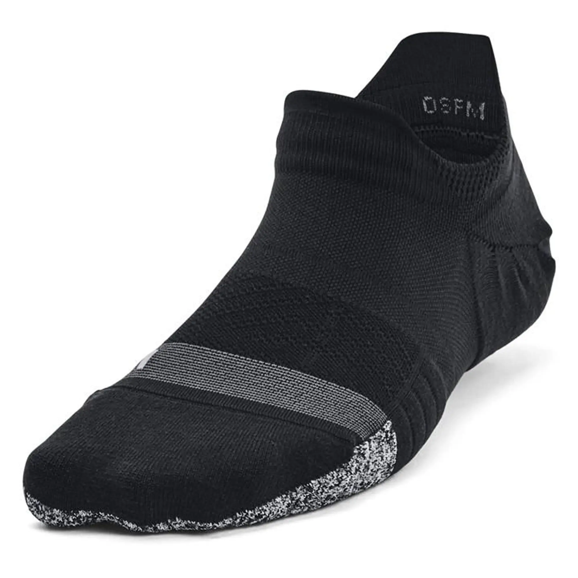 Under Armour Breathe 2 No Show Tab Socks 2pack - Black