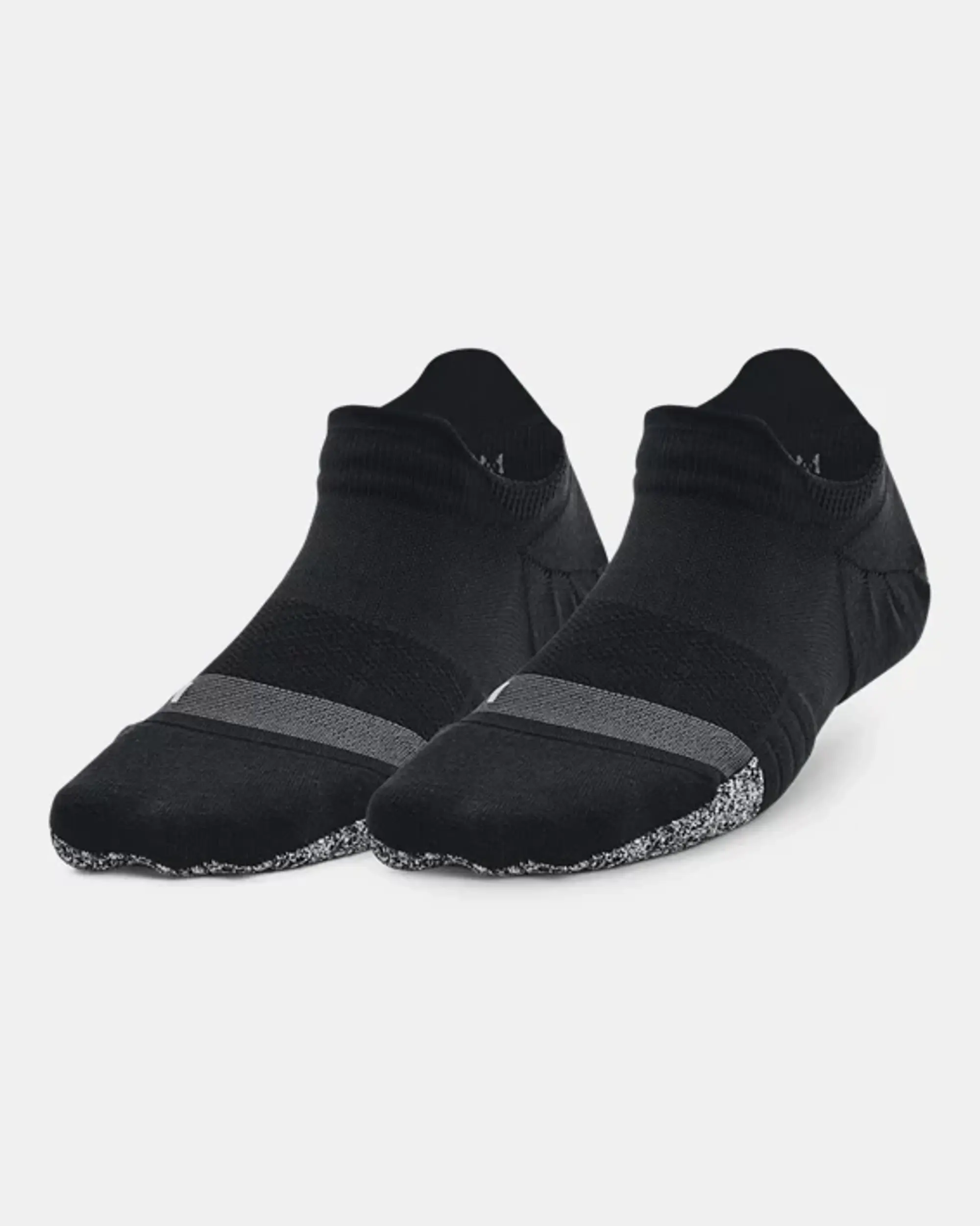 Under Armour Breathe 2 No Show Tab Socks 2pack - Black