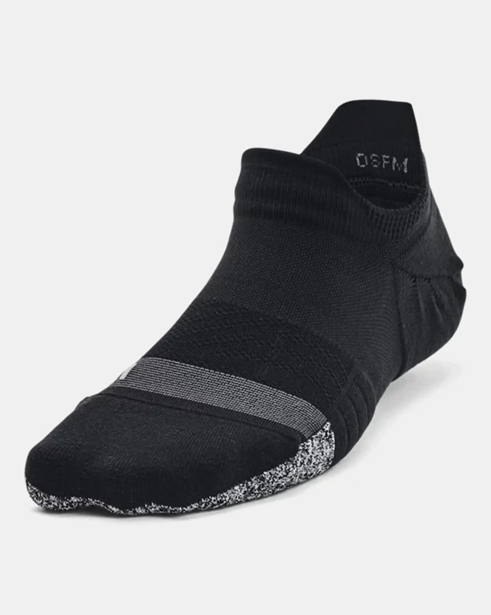 Under Armour Breathe 2 No Show Tab Socks 2pack - Black