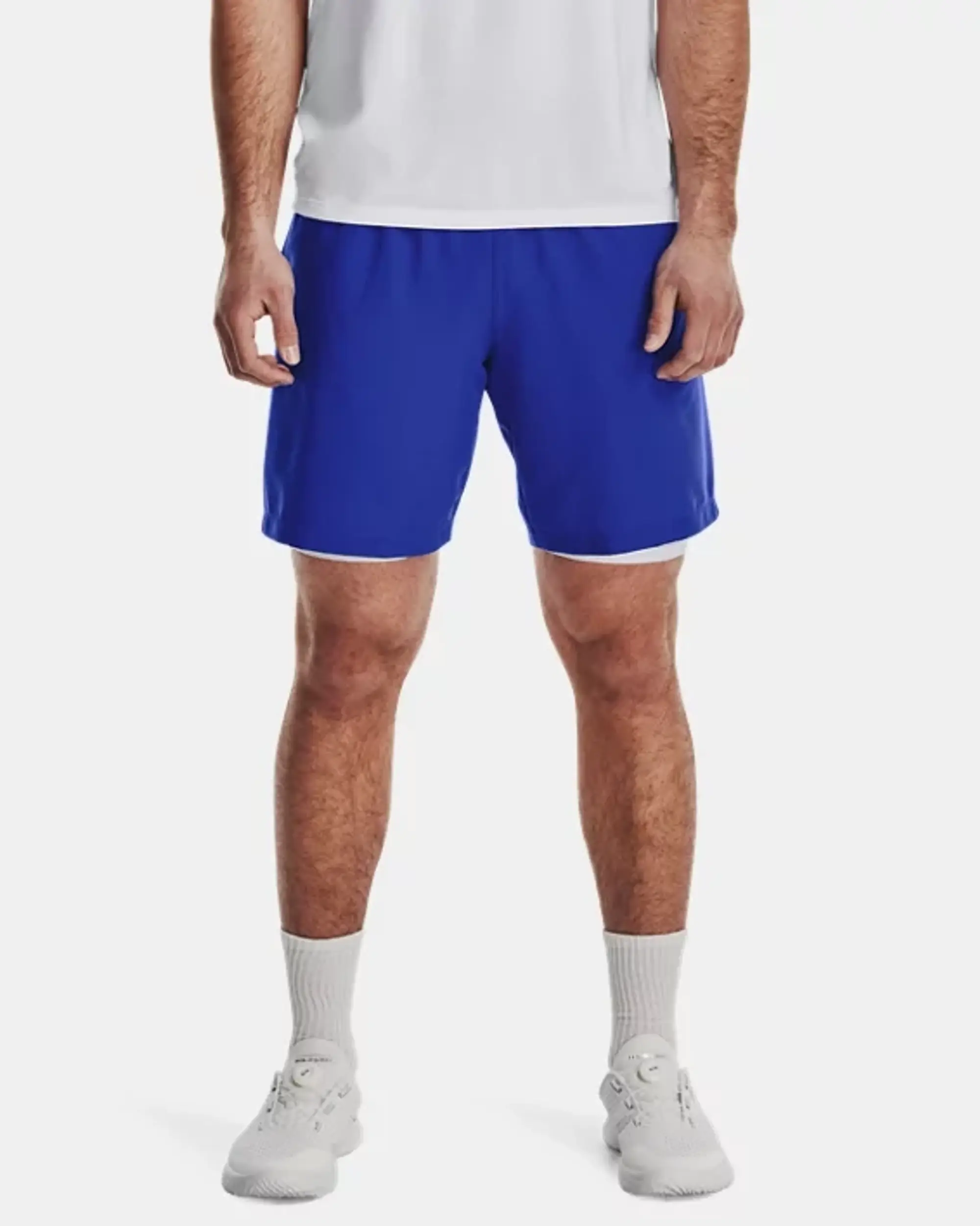 Men's  Under Armour  Woven Graphic Shorts Team Royal / White L