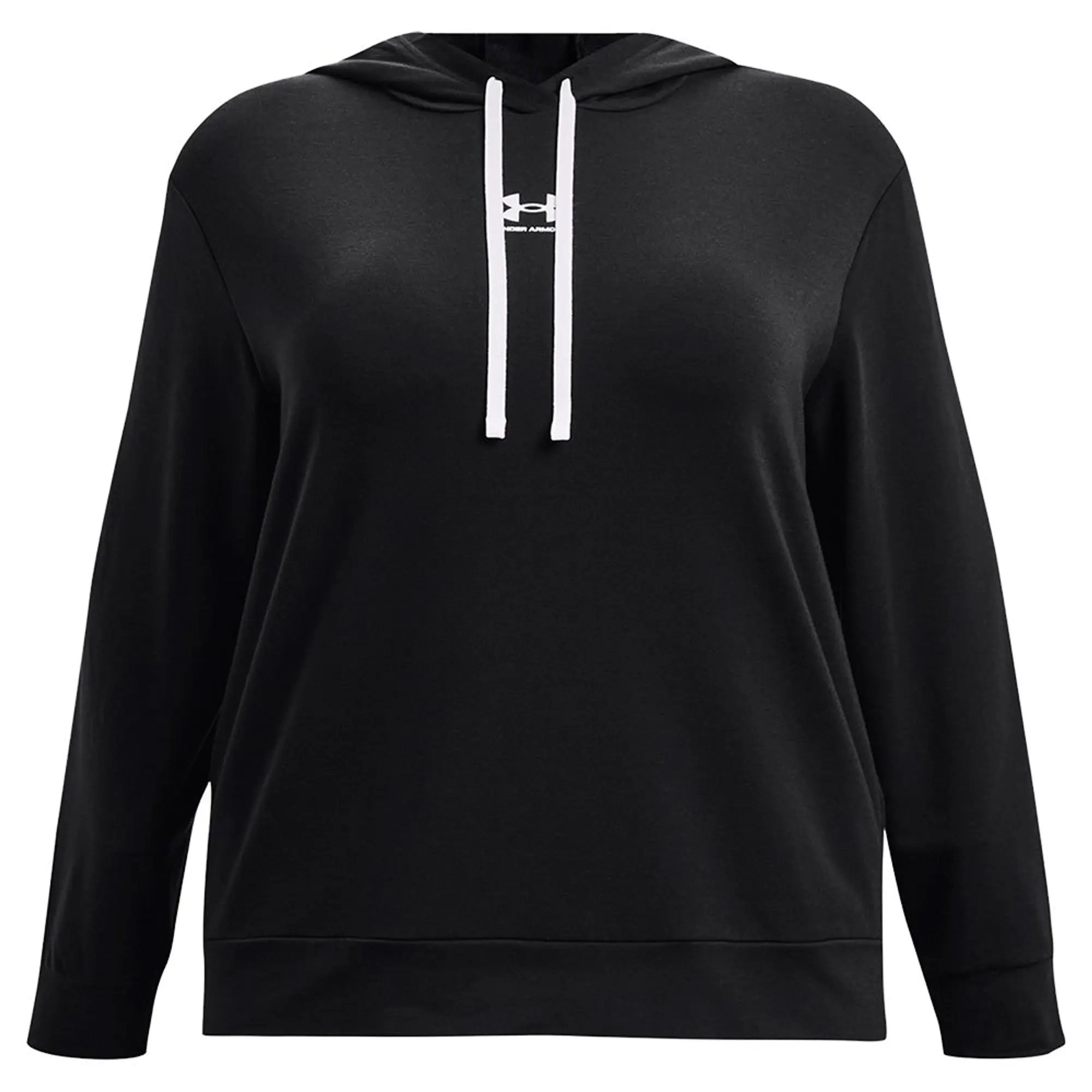Under Armour Armour Rival Terry Hoodie& Gym Top Womens - Black