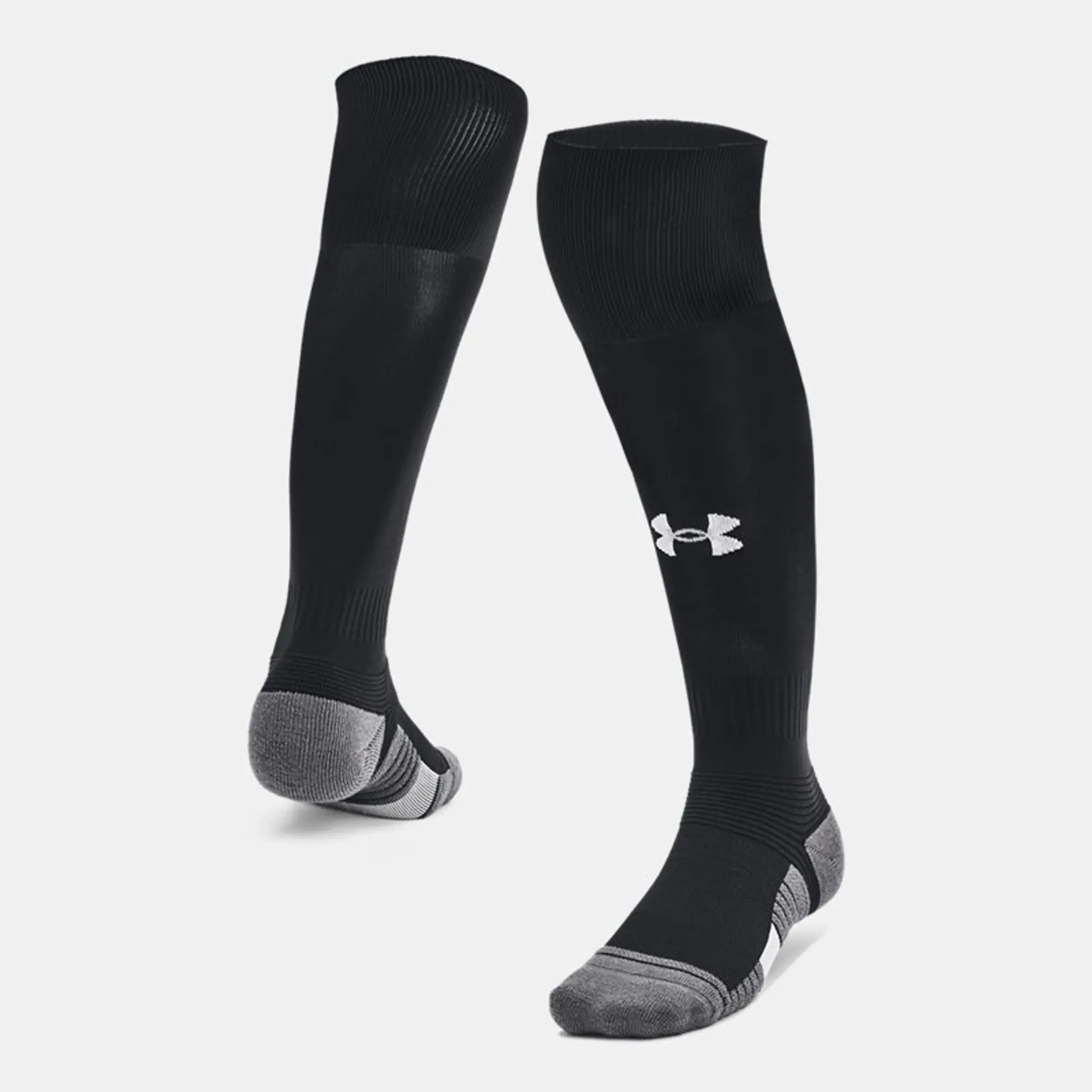 Unisex  Under Armour  Magnetico Over-The-Calf Socks Black / Pitch Gray / White XL