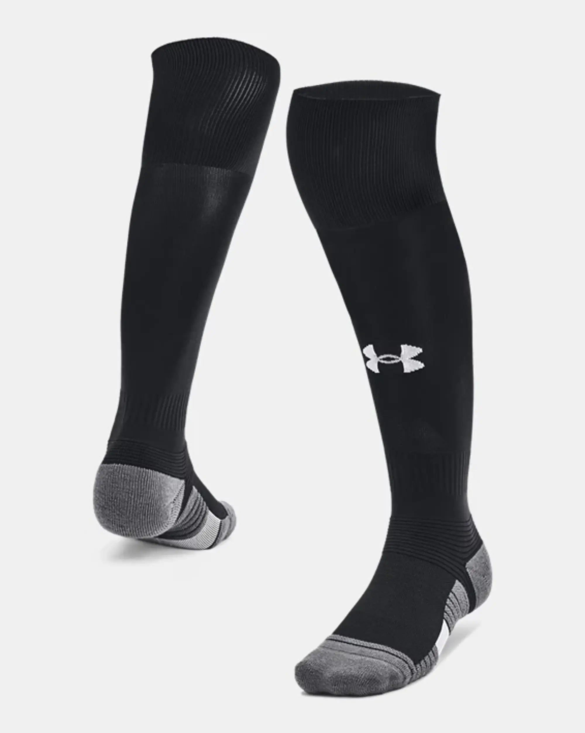 Unisex  Under Armour  Magnetico Over-The-Calf Socks Black / Pitch Gray / White XL