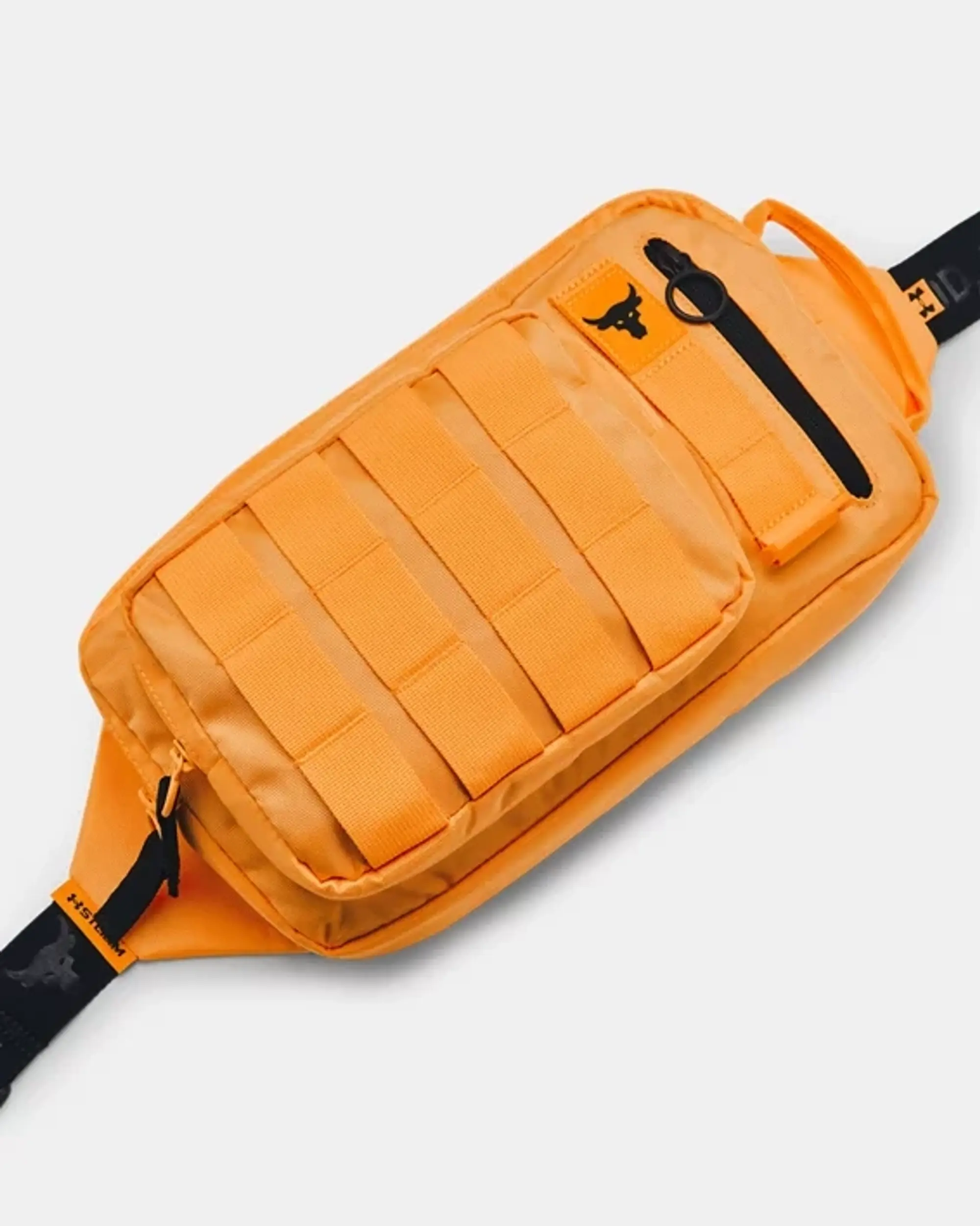 Under Armour Unisex Project Rock Waist Bag Nova Orange / Black / Black OSFM