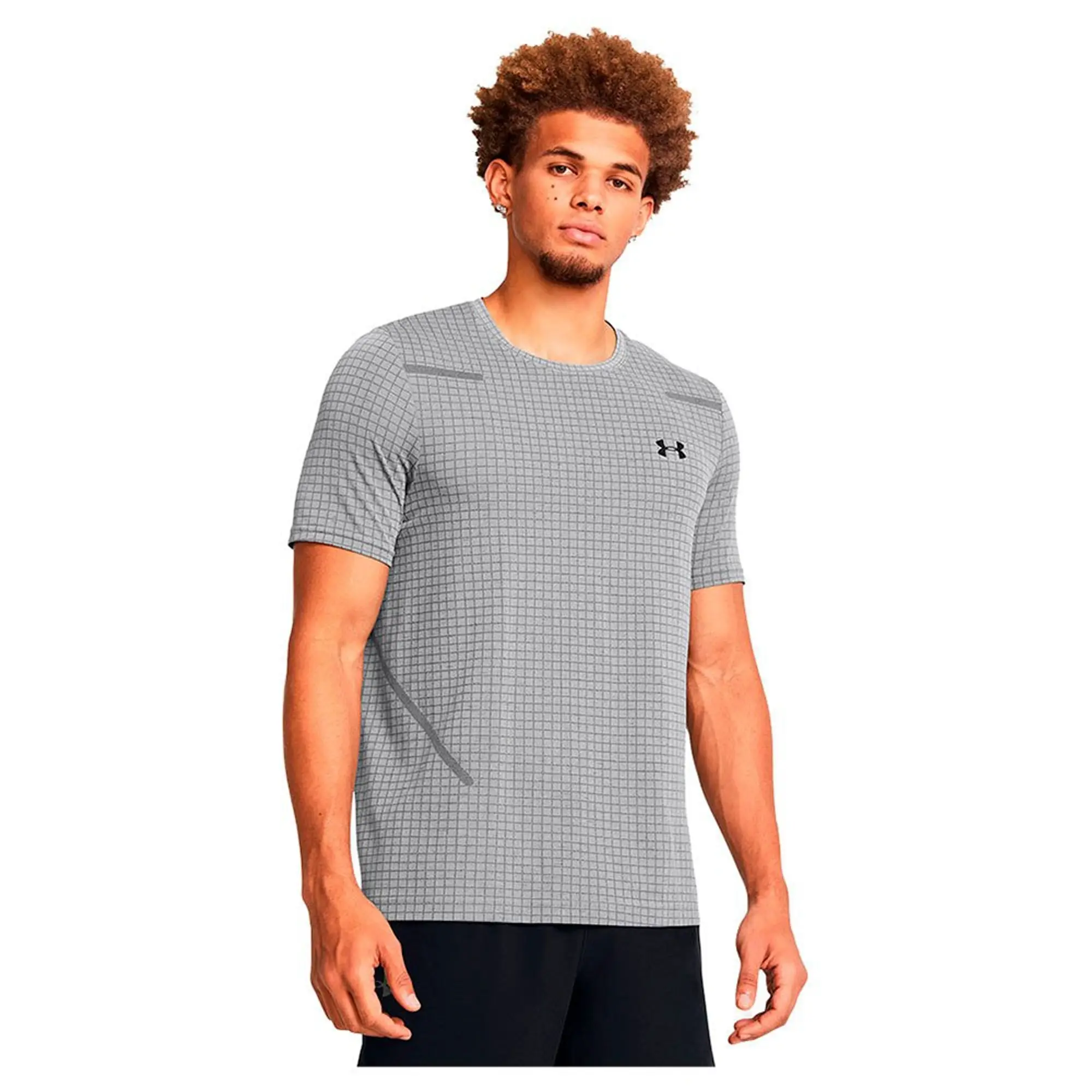 Under Armour Seamless Short Sleeve Mens - Grey