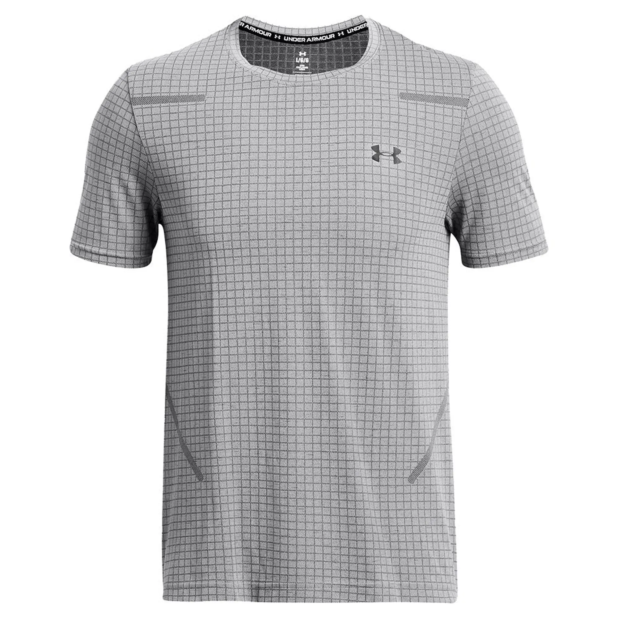 Under Armour Seamless Short Sleeve Mens - Grey
