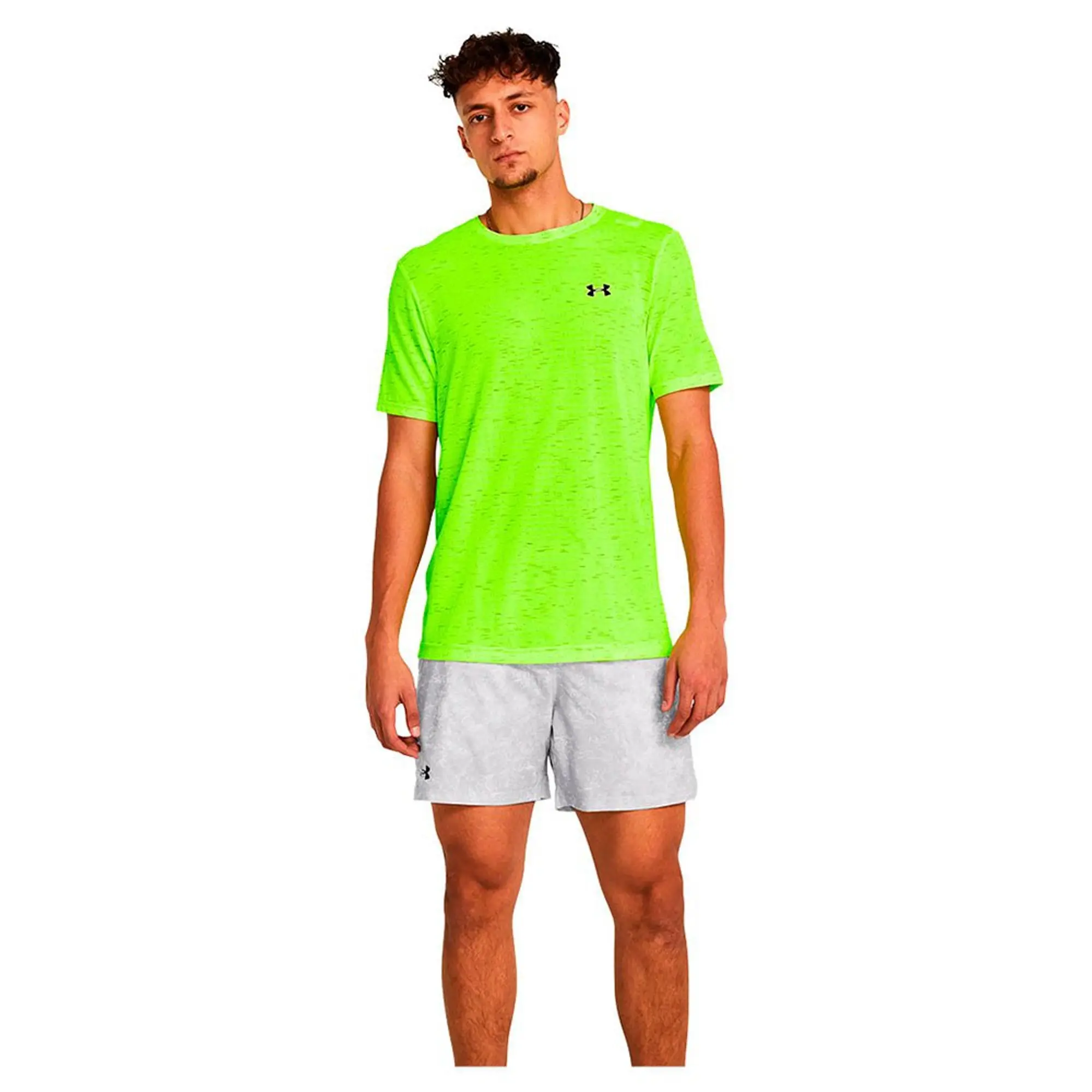 Under Armour Seamless Short Sleeve Mens - Yellow