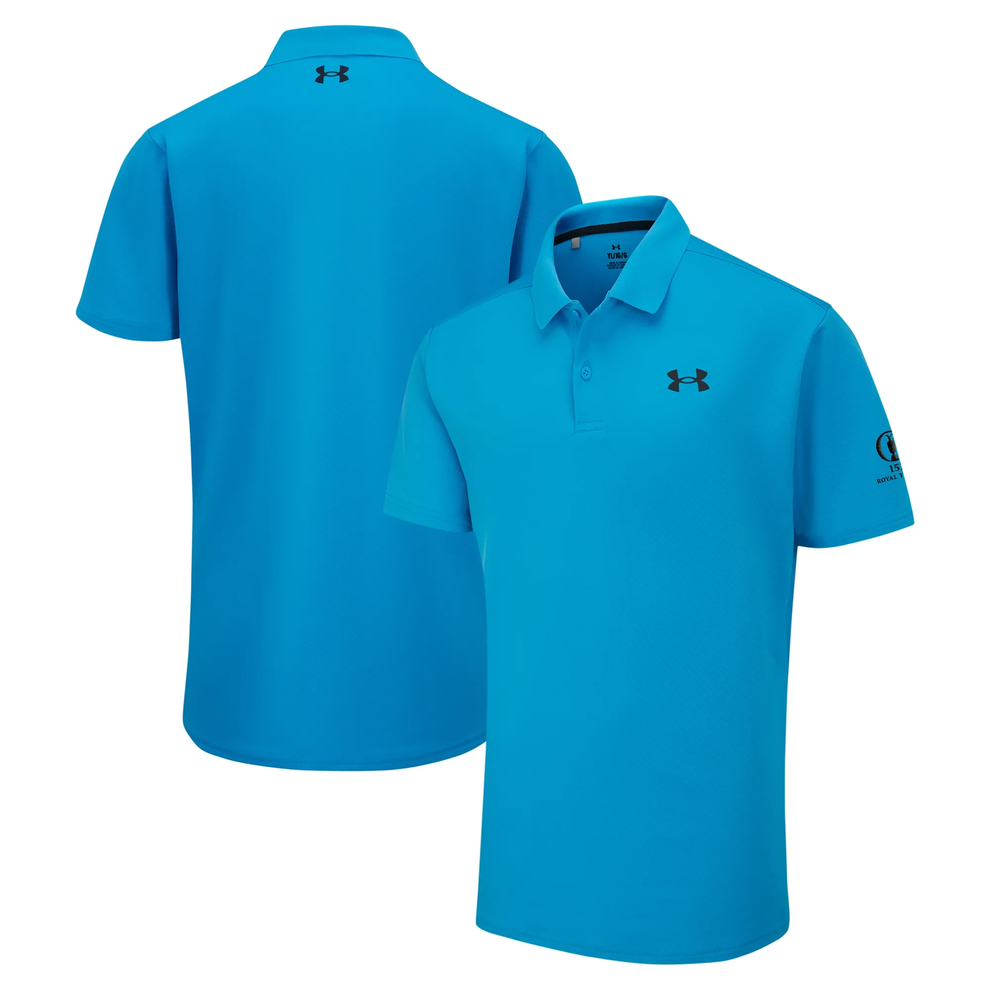 UNDER ARMOUR Boys Performance Polo- Navy, Navy