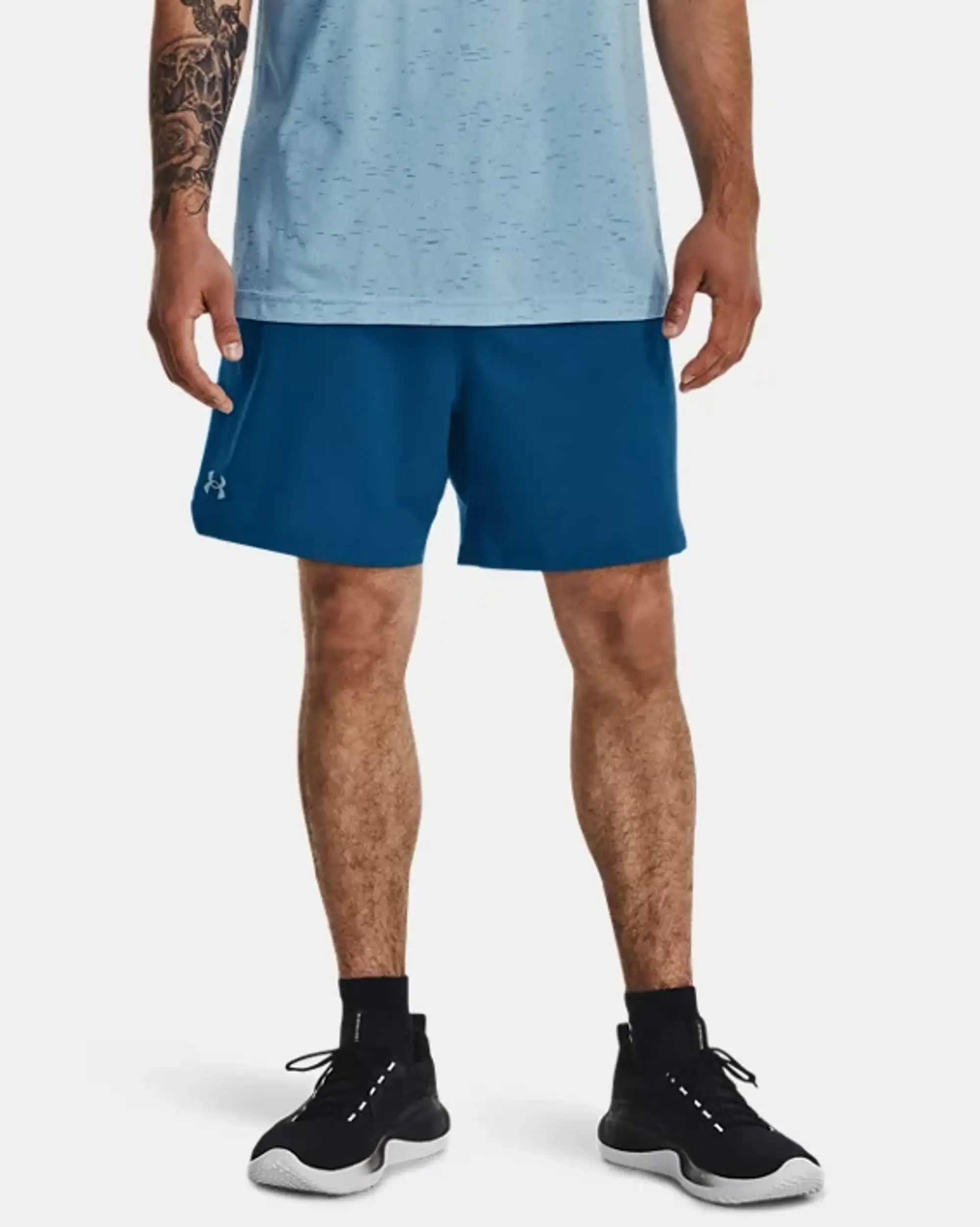 Men's  Under Armour  Vanish Woven 6 Graphic Shorts Varsity Blue / Blizzard M