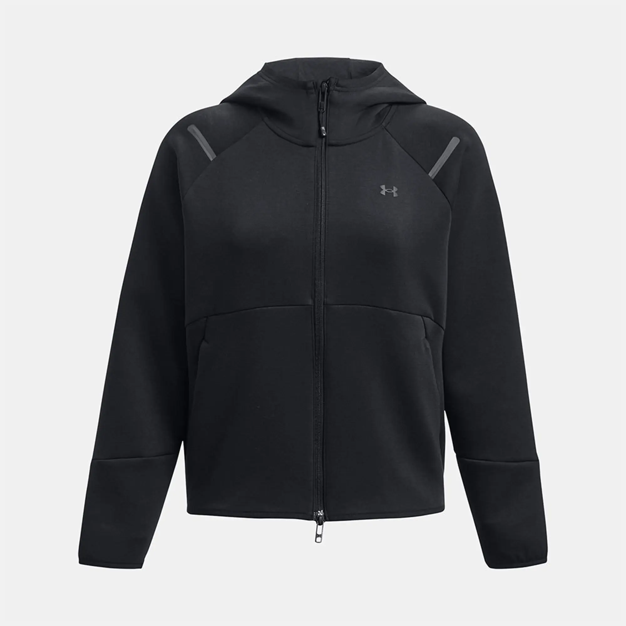 Women's  Under Armour  Unstoppable Fleece Full-Zip Black / Black L