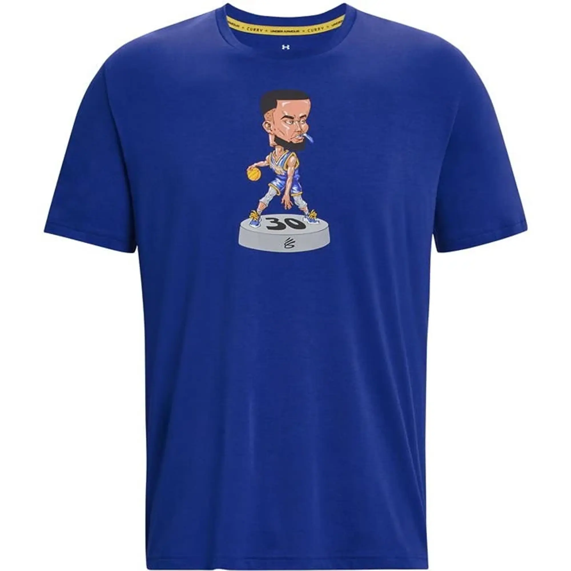 Under Armour Curry Bobblehead Short Sleeve Mens - Blue