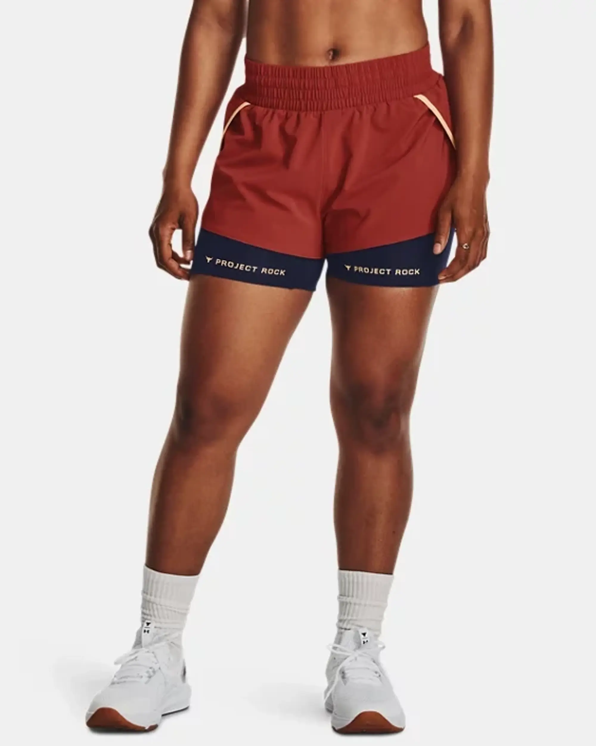 Under Armour Armour Pjt Rck Leg Day Flex Short Gym Womens - Red