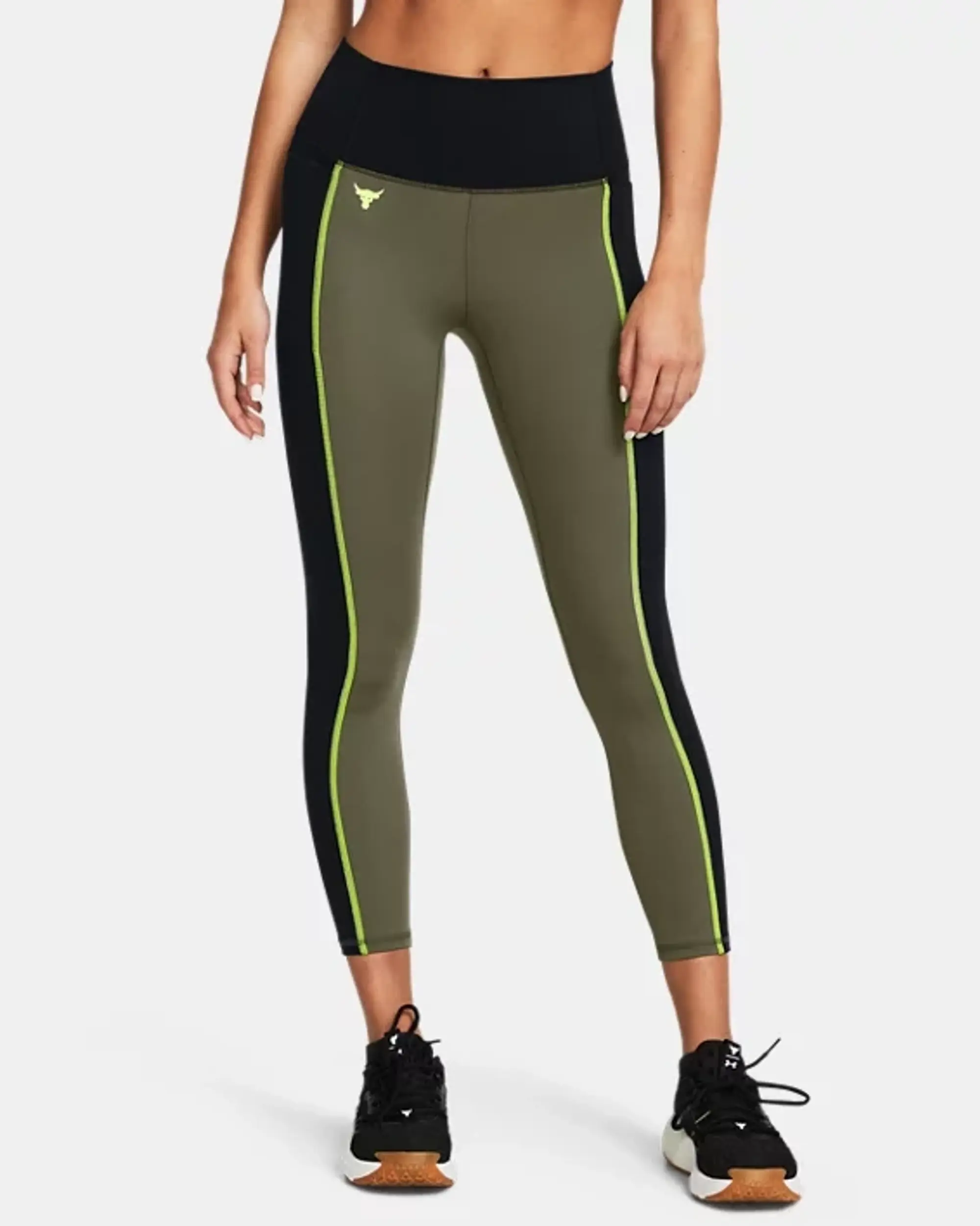 Under Armour Armour Pjt Rck Lg Clrblck Ankl Gym Legging Womens - Green