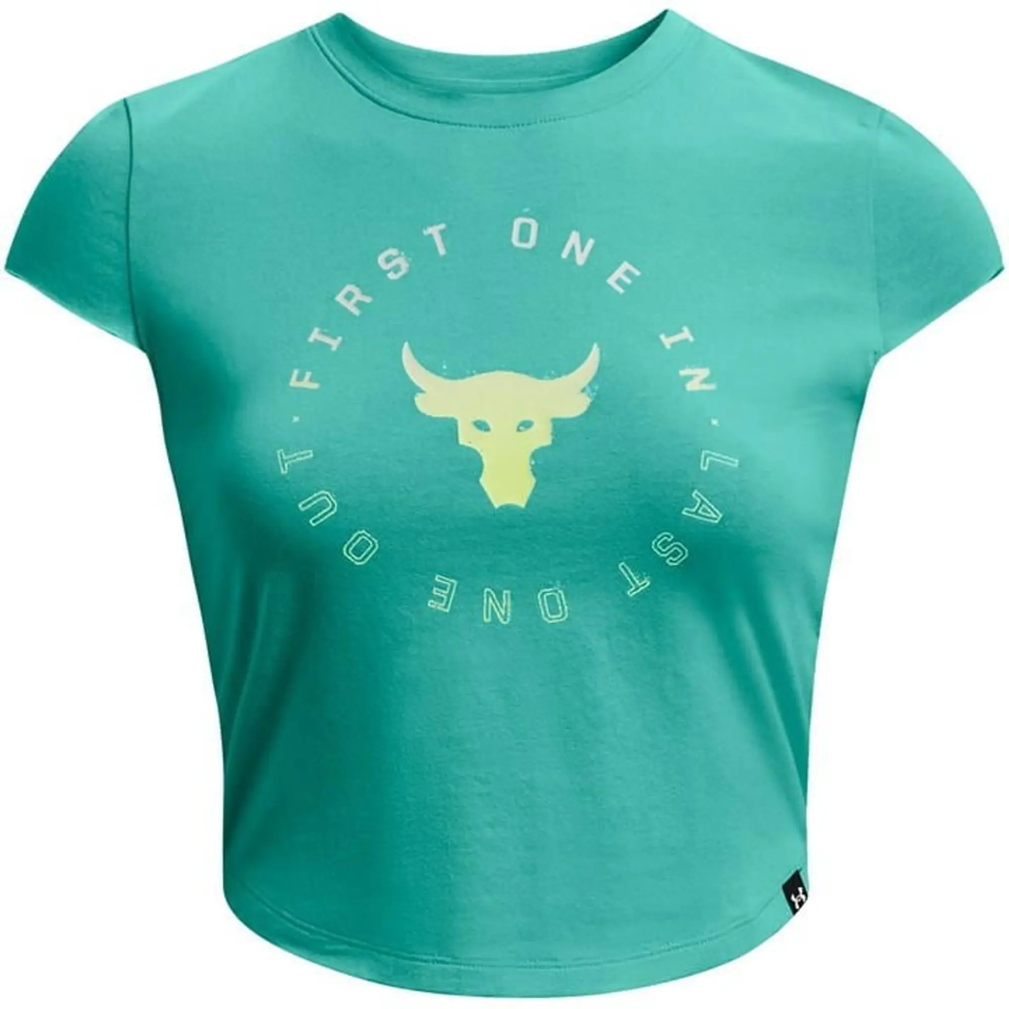 Under Armour Armour Pjt Rck Nght Shft Cap T Q4 Gym Top Womens - Green